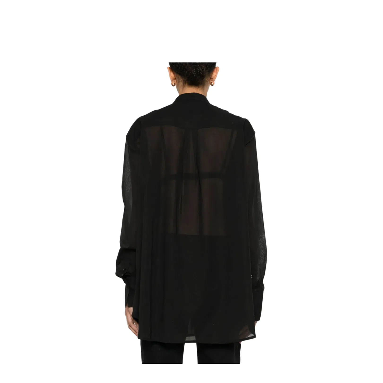 Stand Collar Organic Cotton Shirt