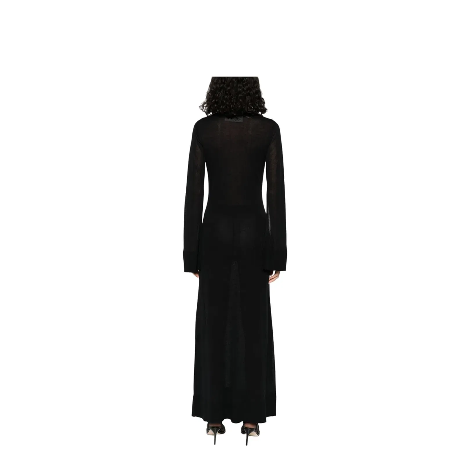 Black Roll Neck Dress