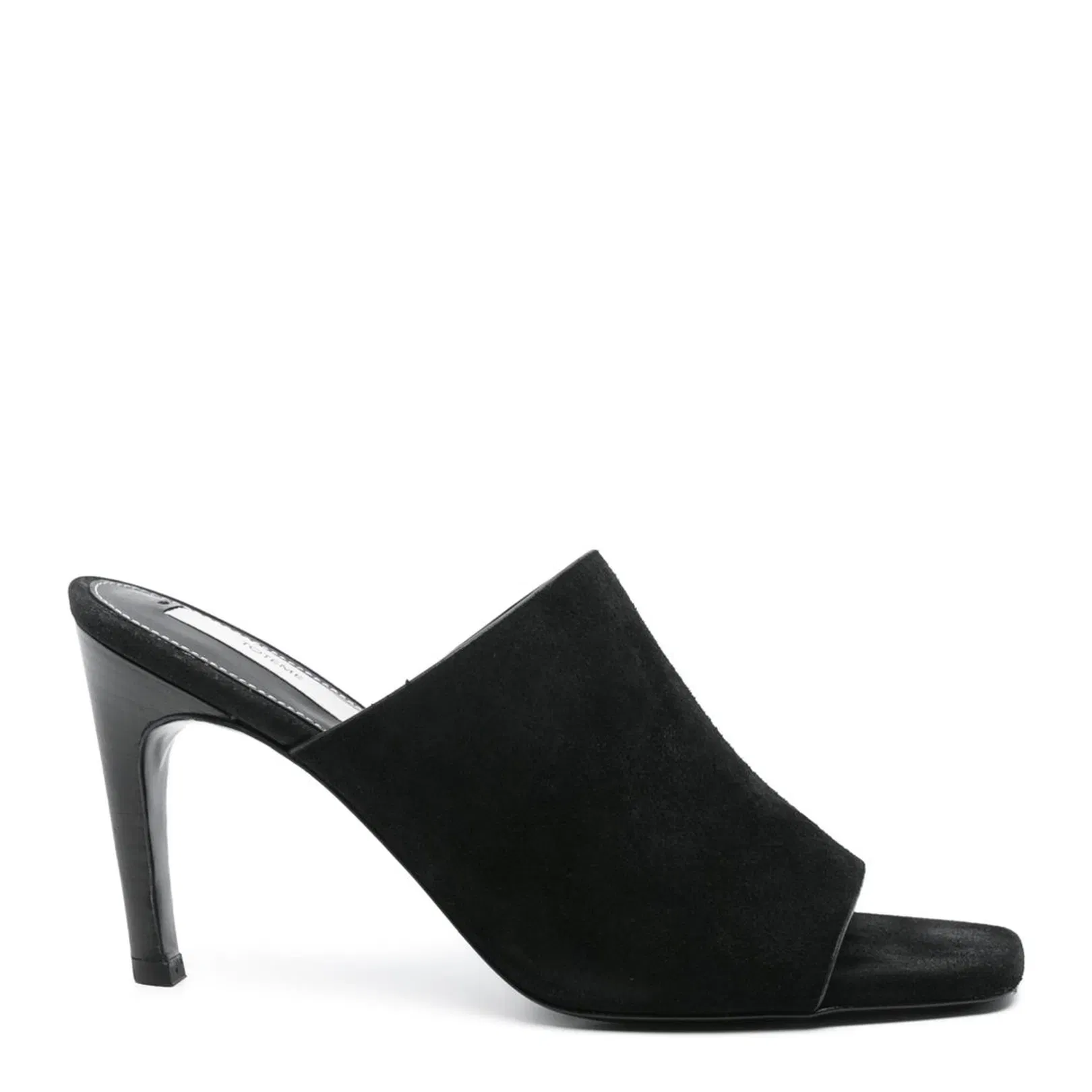 Suede Heeled Mules