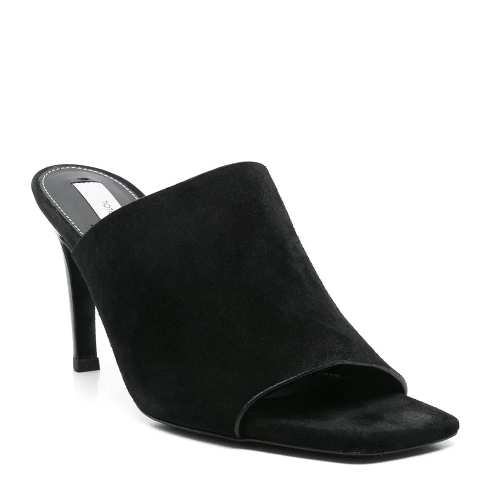 Suede Heeled Mules