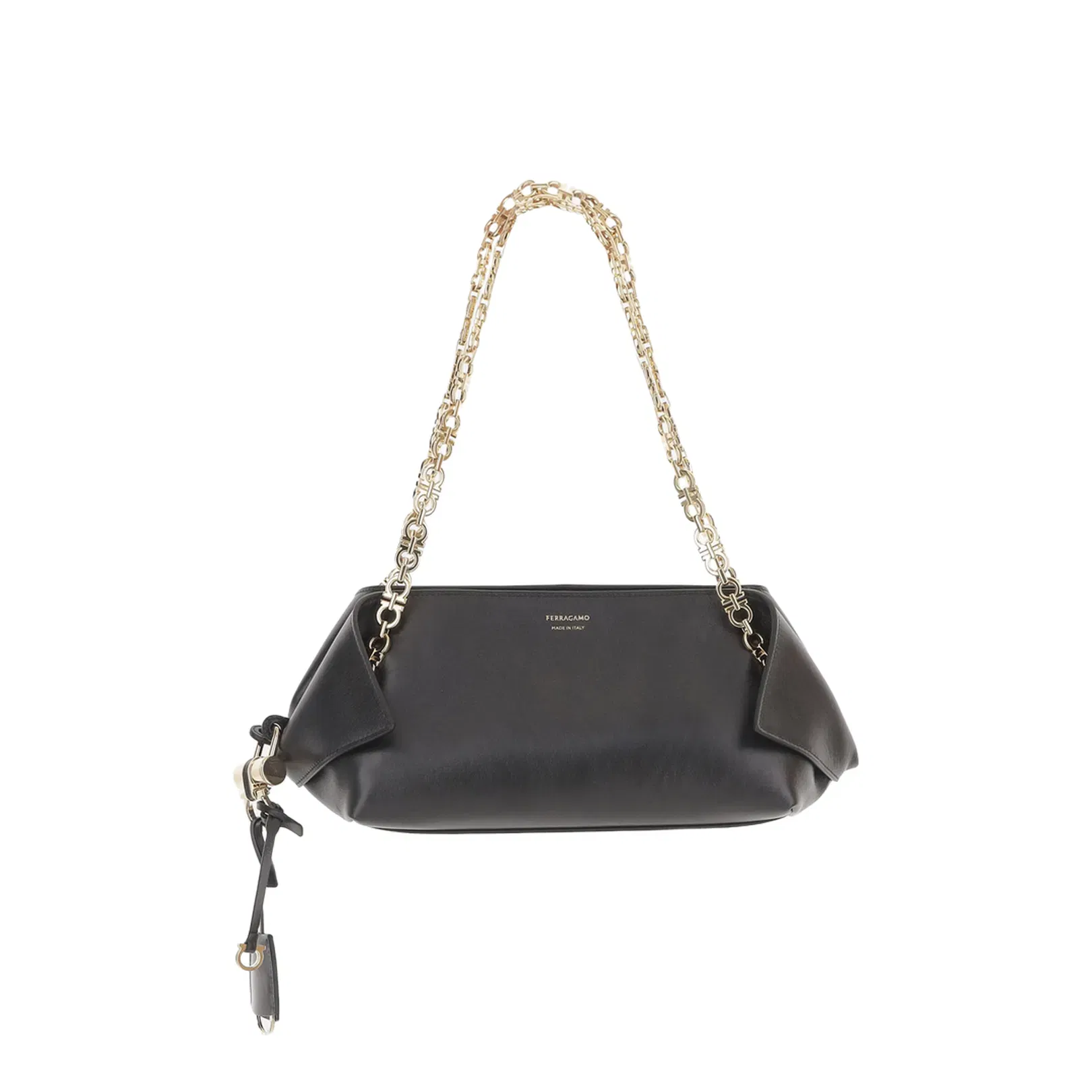 Shoulder Bag in Calfskin Leather