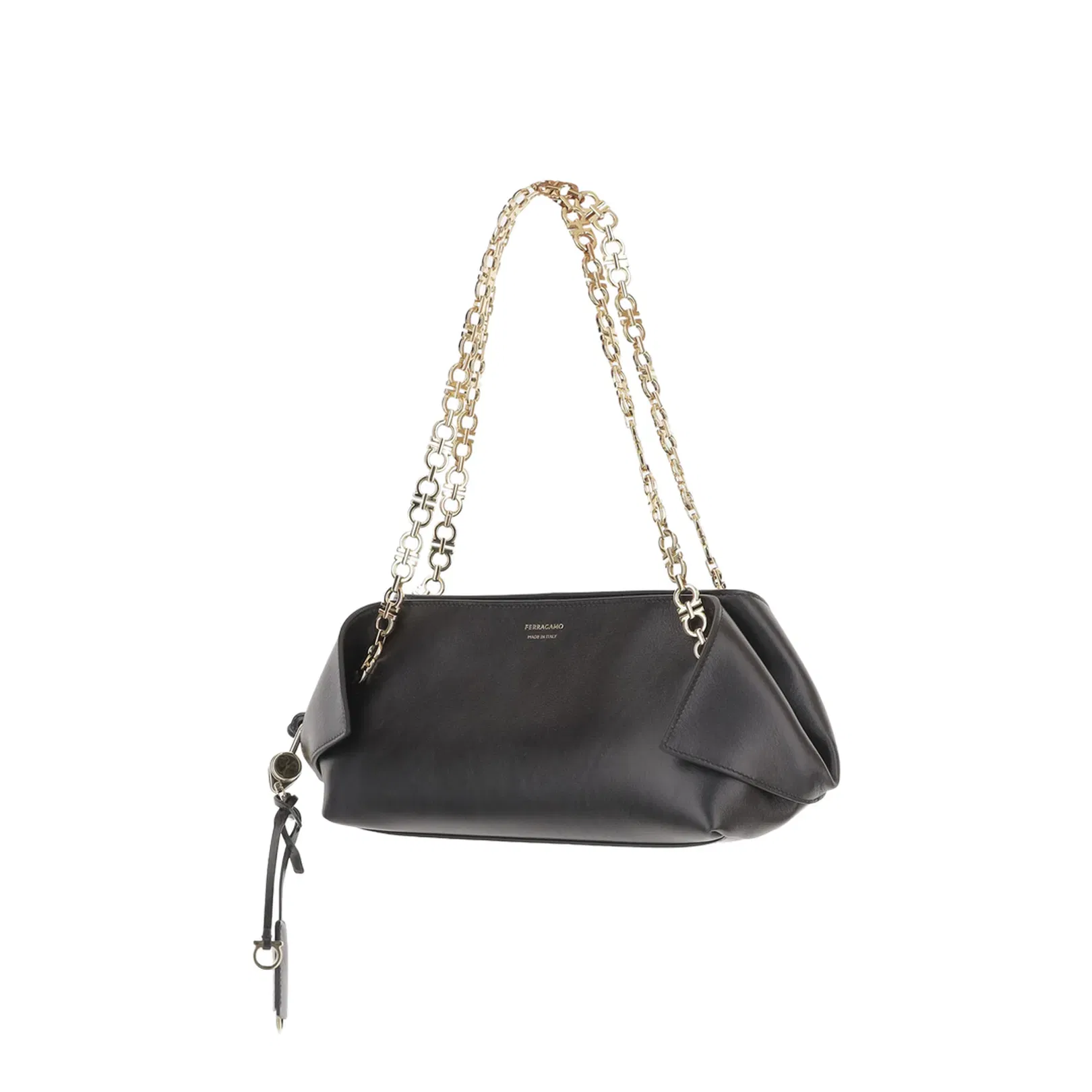 Shoulder Bag in Calfskin Leather