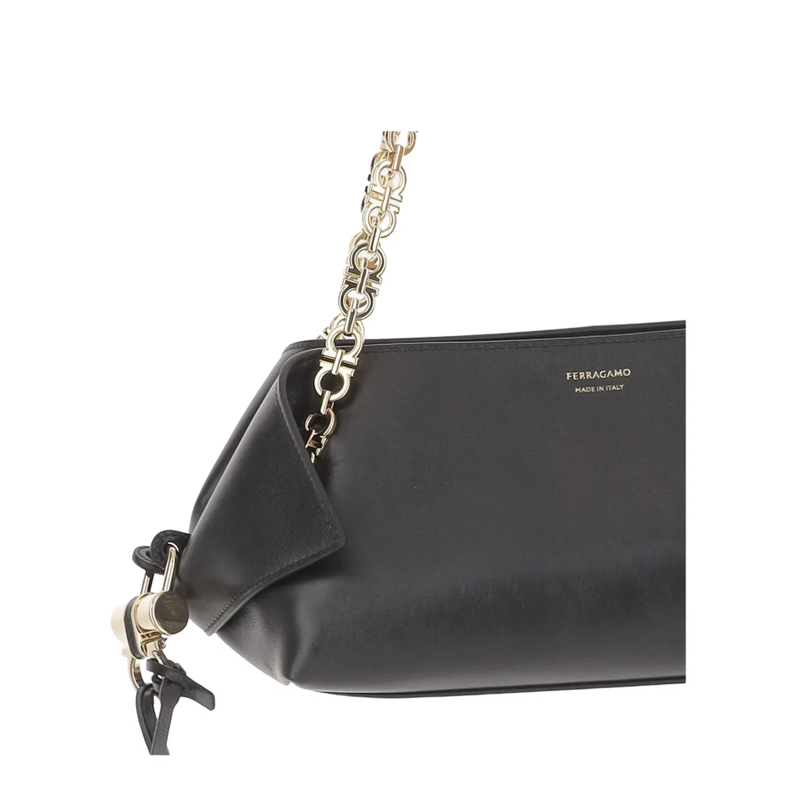 Shoulder Bag in Calfskin Leather
