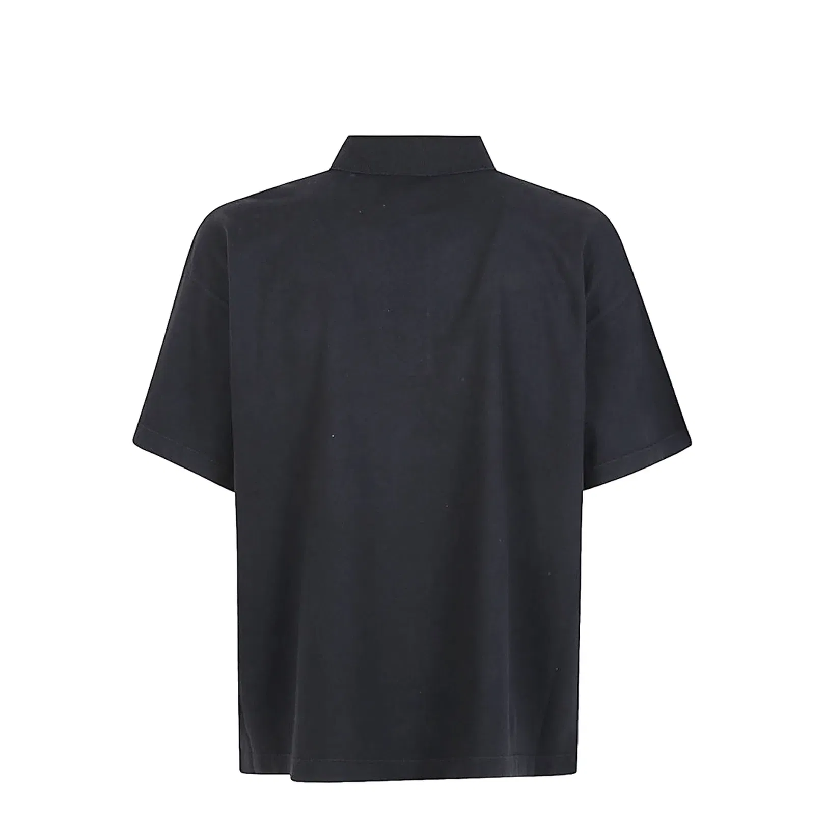 Black Oversized Polo Shirt