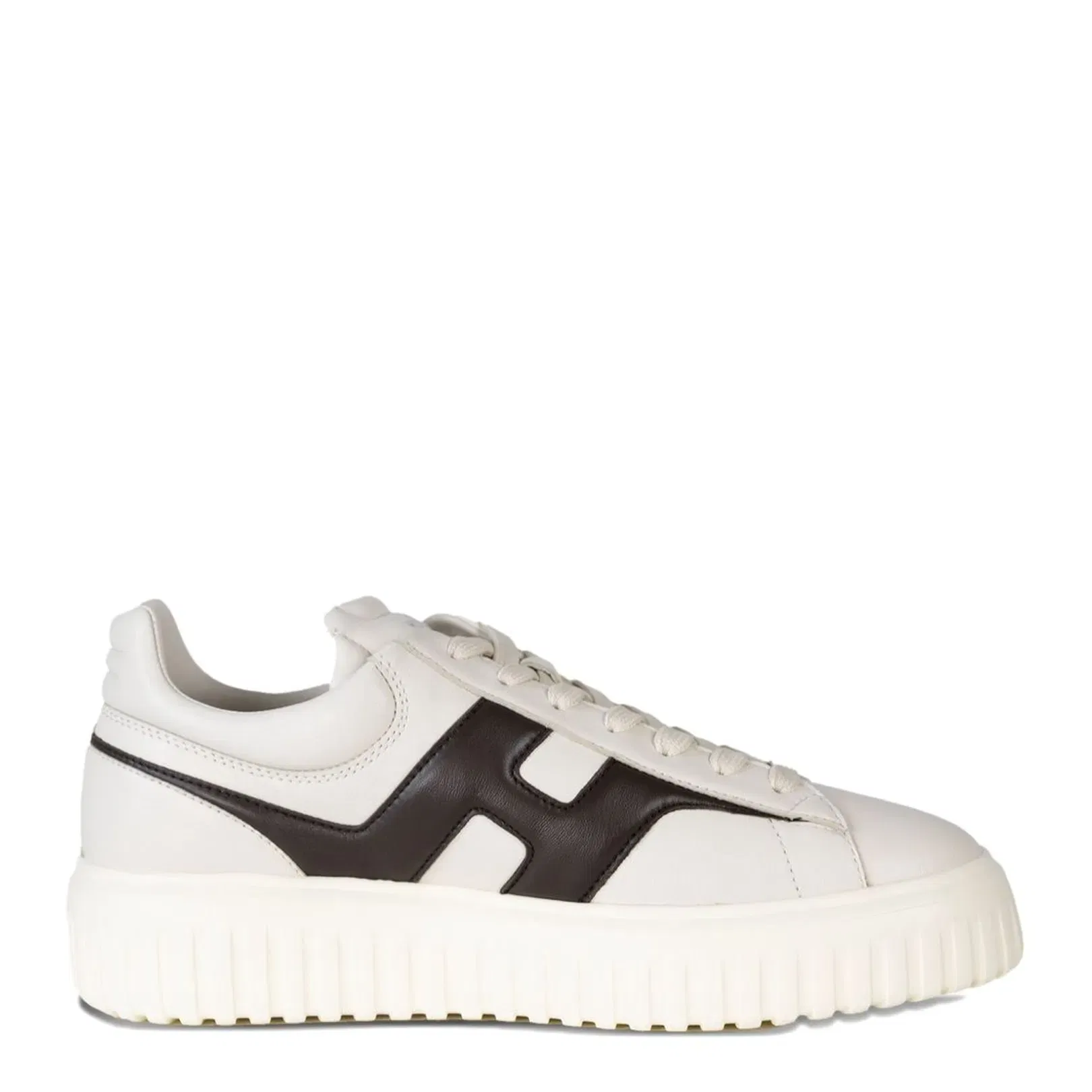 White H-Stripes Sneakers