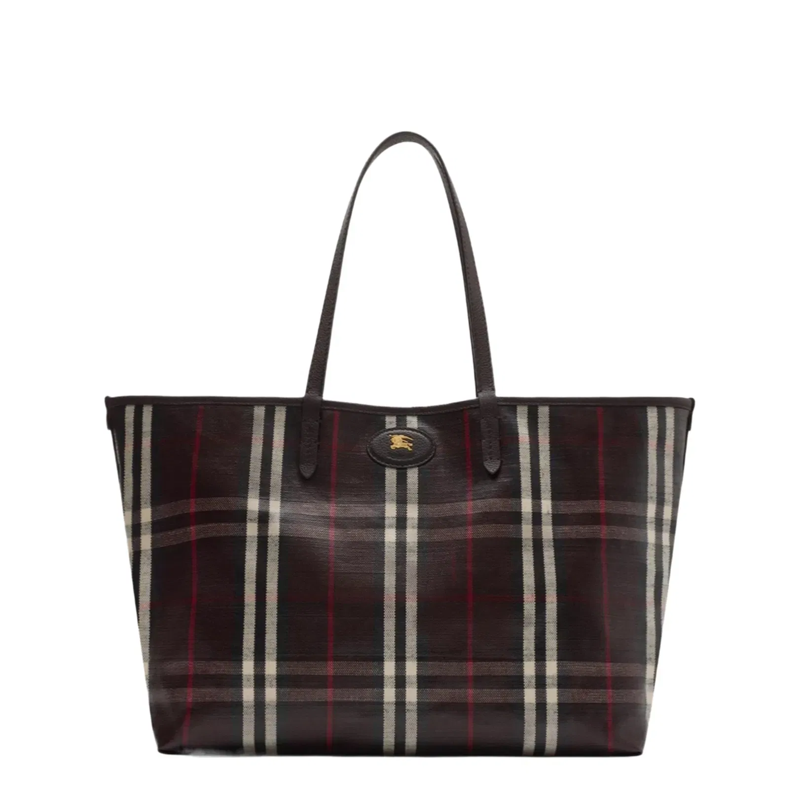 Medium Highlands Tote in Mahogany Red