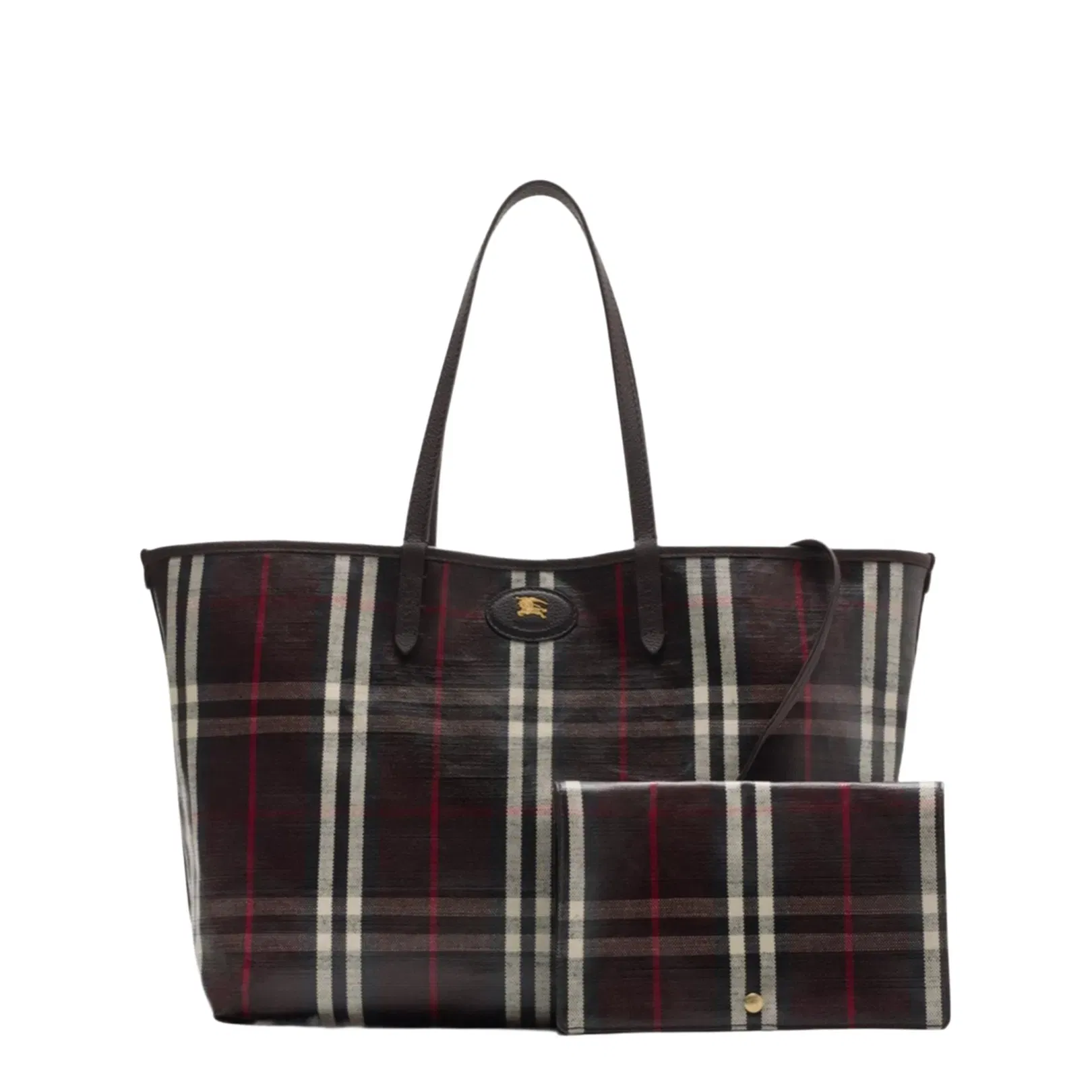 Medium Highlands Tote in Mahogany Red