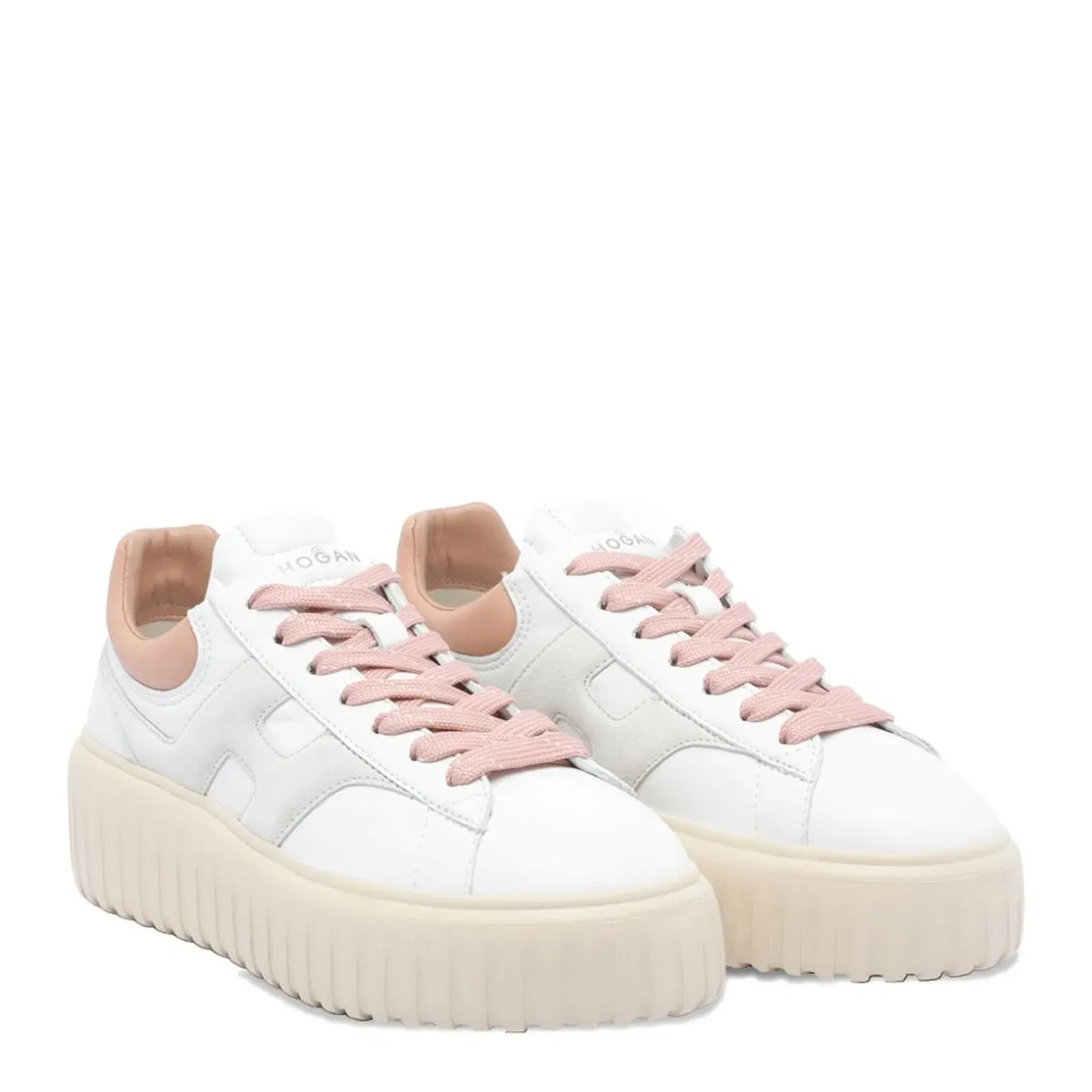 H-Stripes Sneakers White Grey Pink
