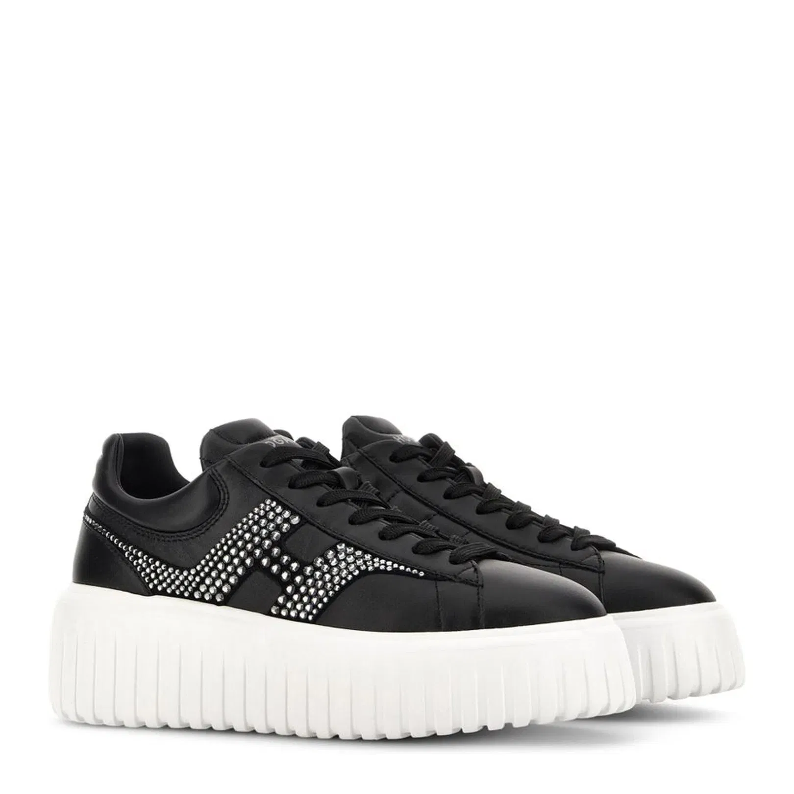 H-Stripes Sneakers Black Silver