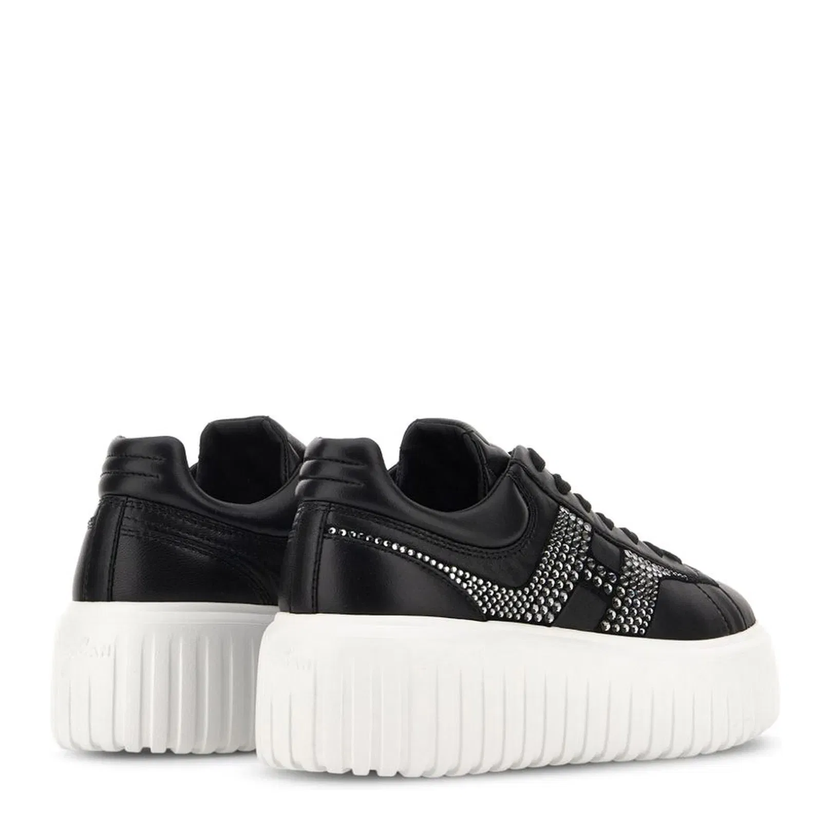 H-Stripes Sneakers Black Silver