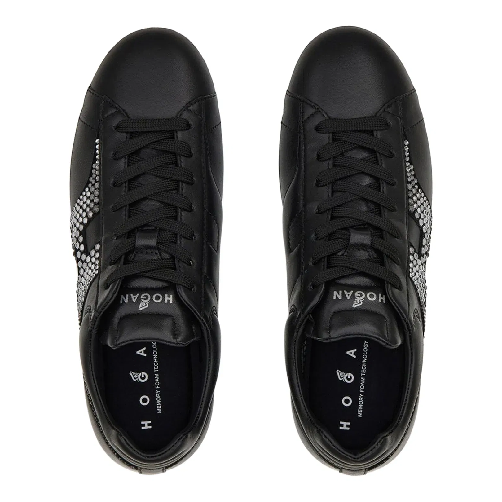 H-Stripes Sneakers Black Silver