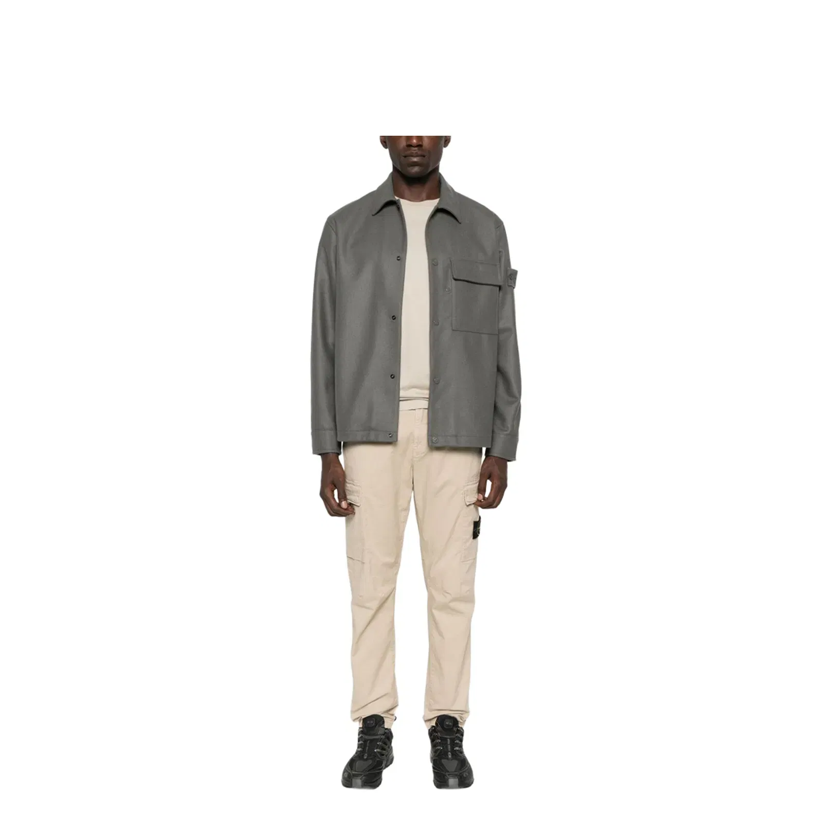 Cargo Pants in Stretch Supima Cotton Twill