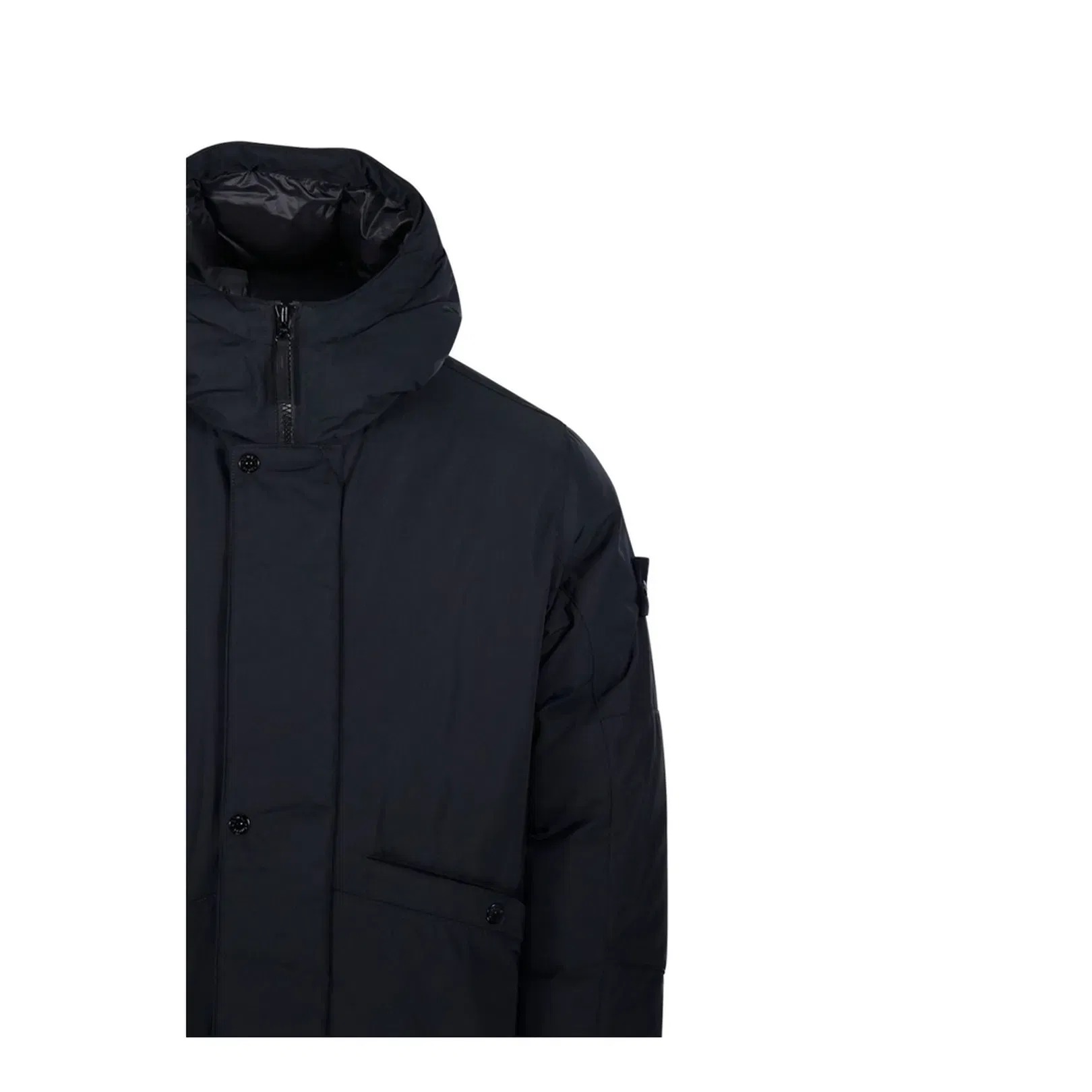 Hooded Down Parka with Anti-Drop and Multi-Pocket Design