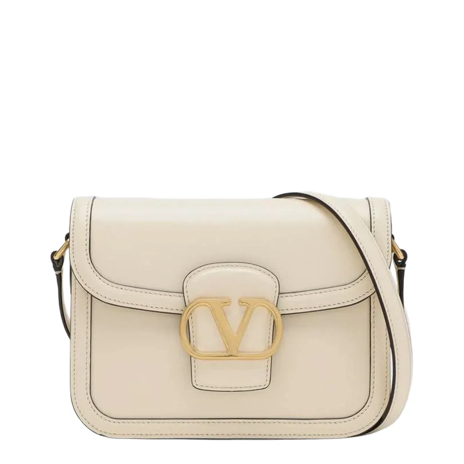 Small Handbag in Butter-Coloured Leather