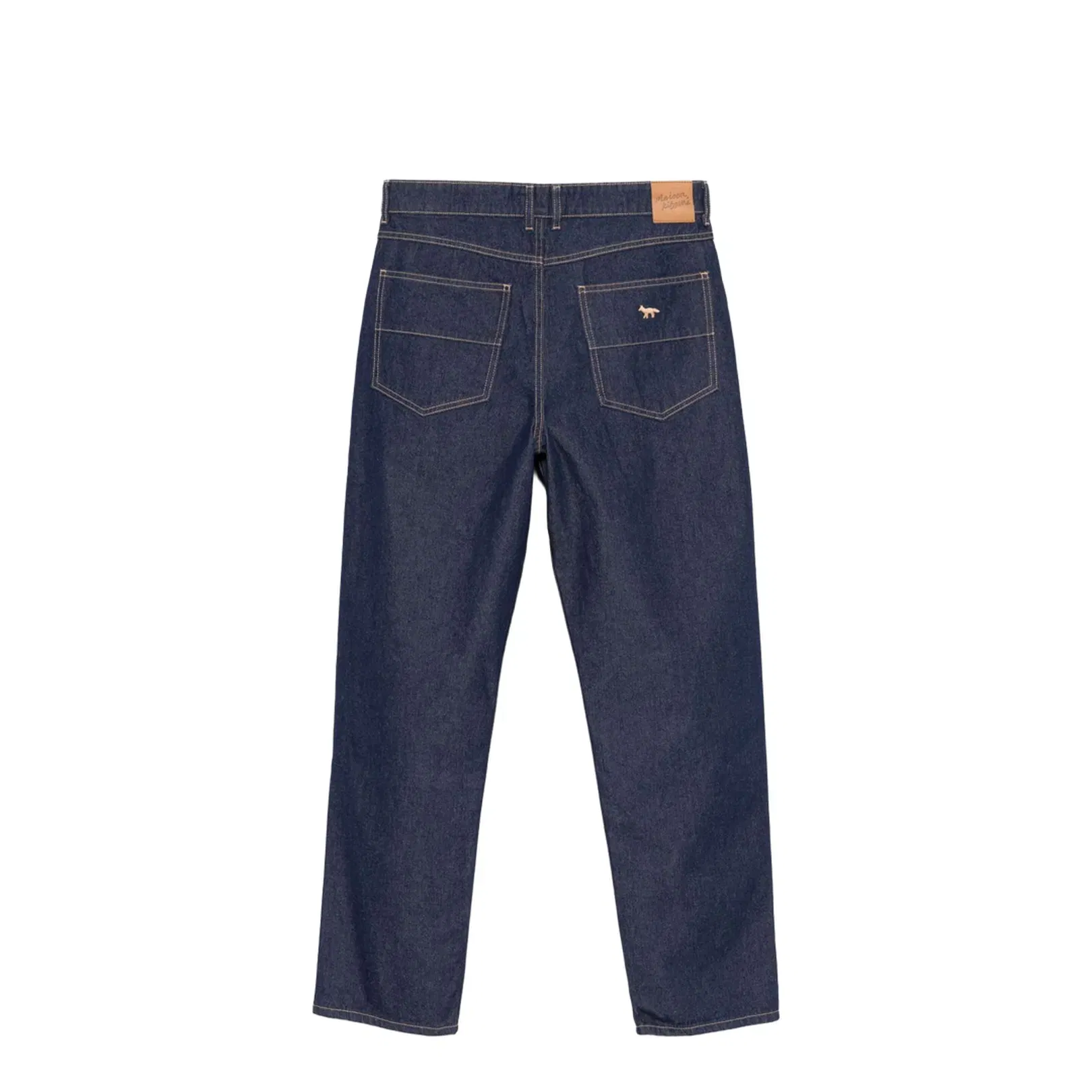 Indigo Blue Denim Straight Leg Jeans