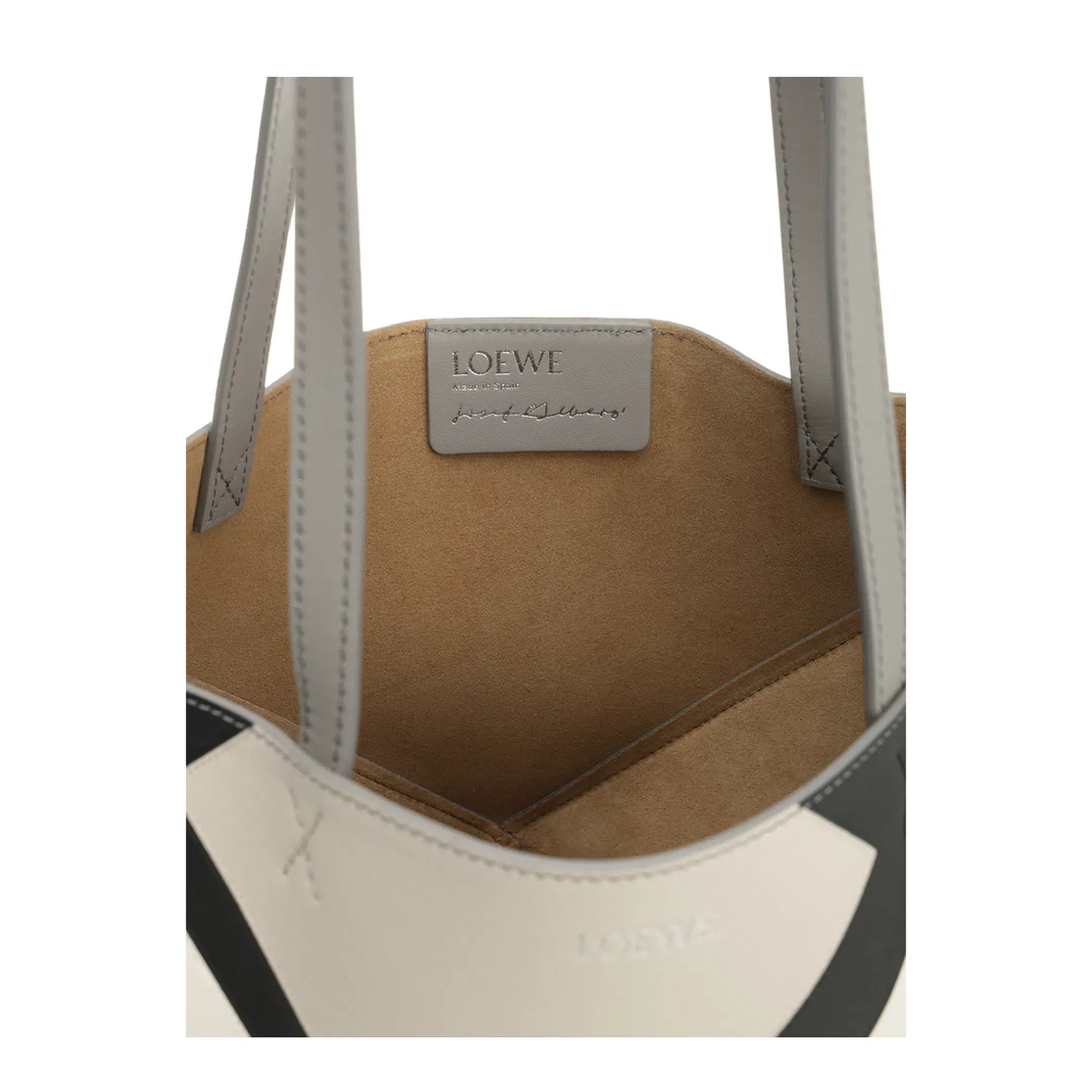 Medium Puzzle Fold Tote in Nappa Calfskin Multicolor
