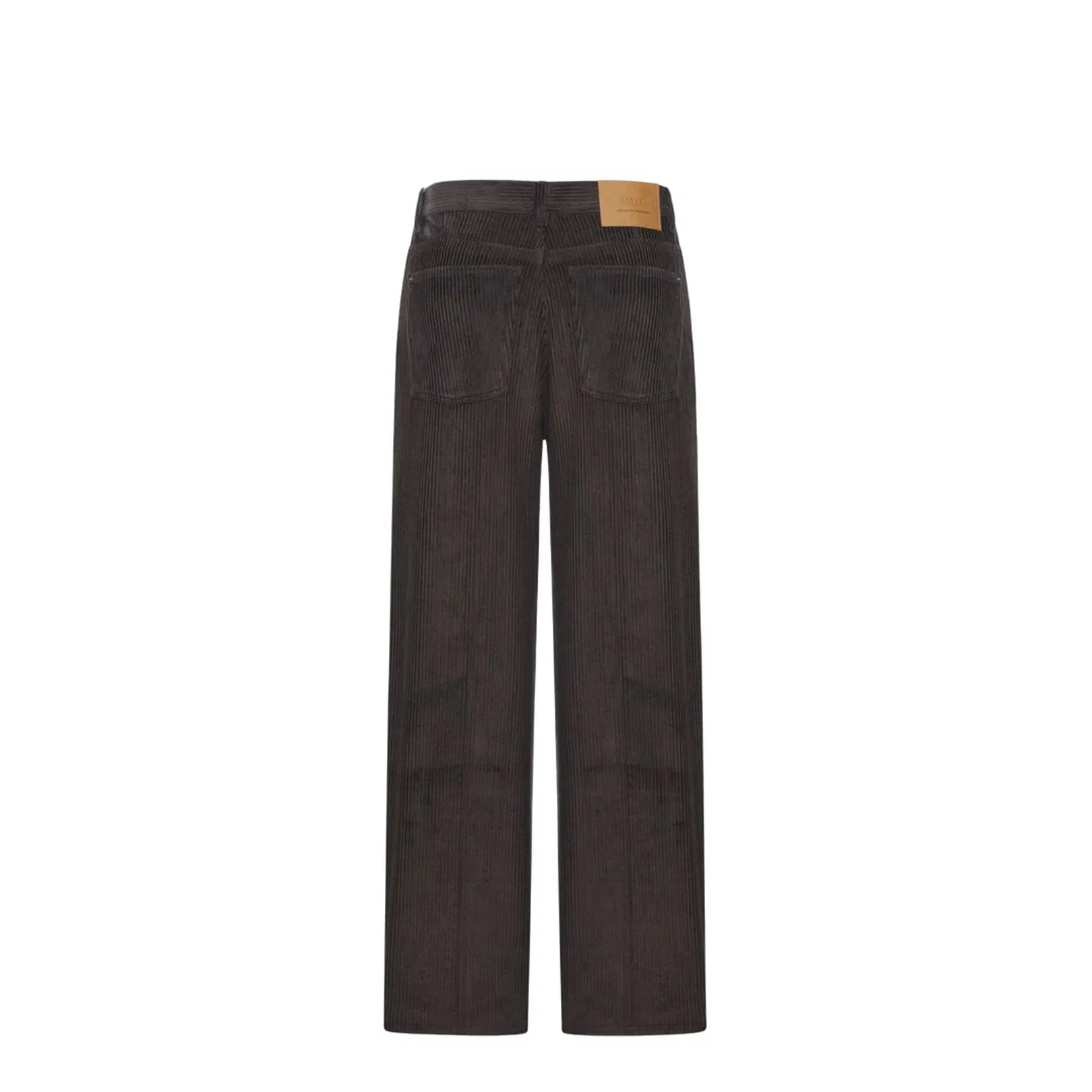 Anthracite Cotton Corduroy Large Fit Trousers