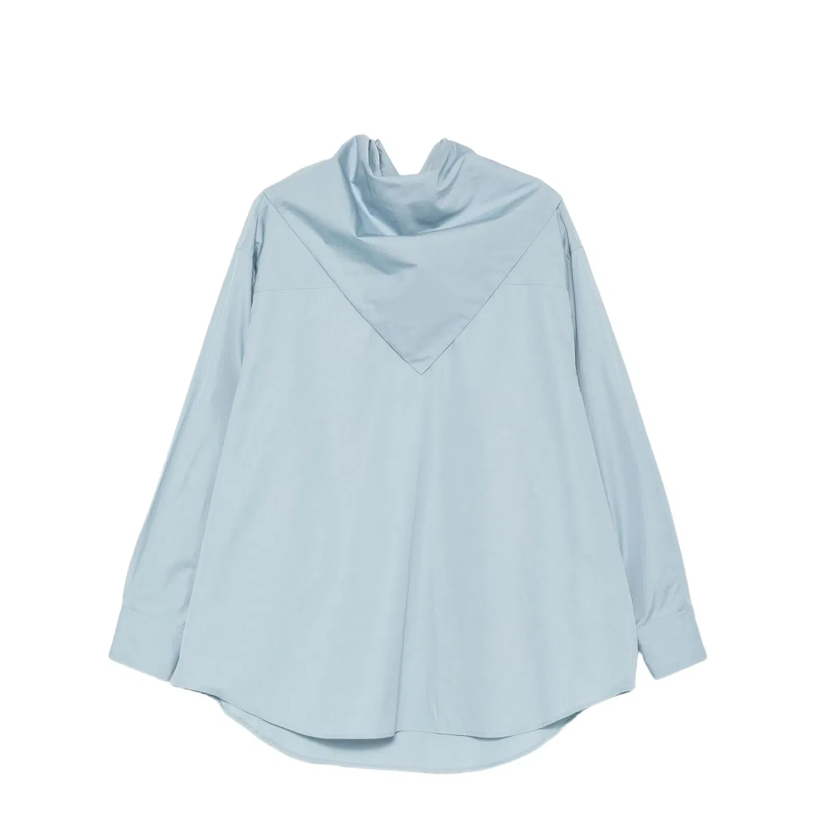 Sky Blue Cotton Oversized Shirt