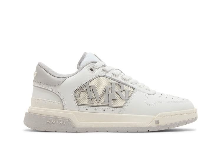 Amiri Classic Low Logo - White Grey