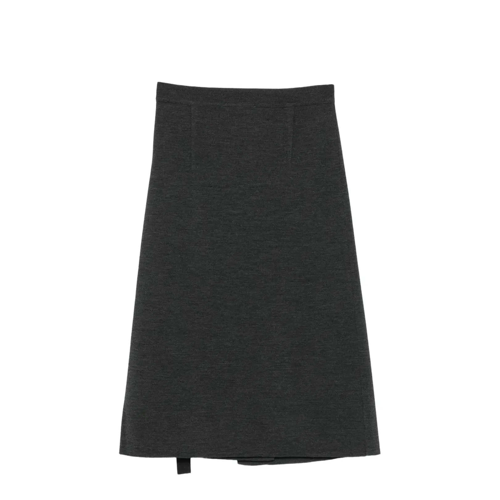 Wool Midi Skirt