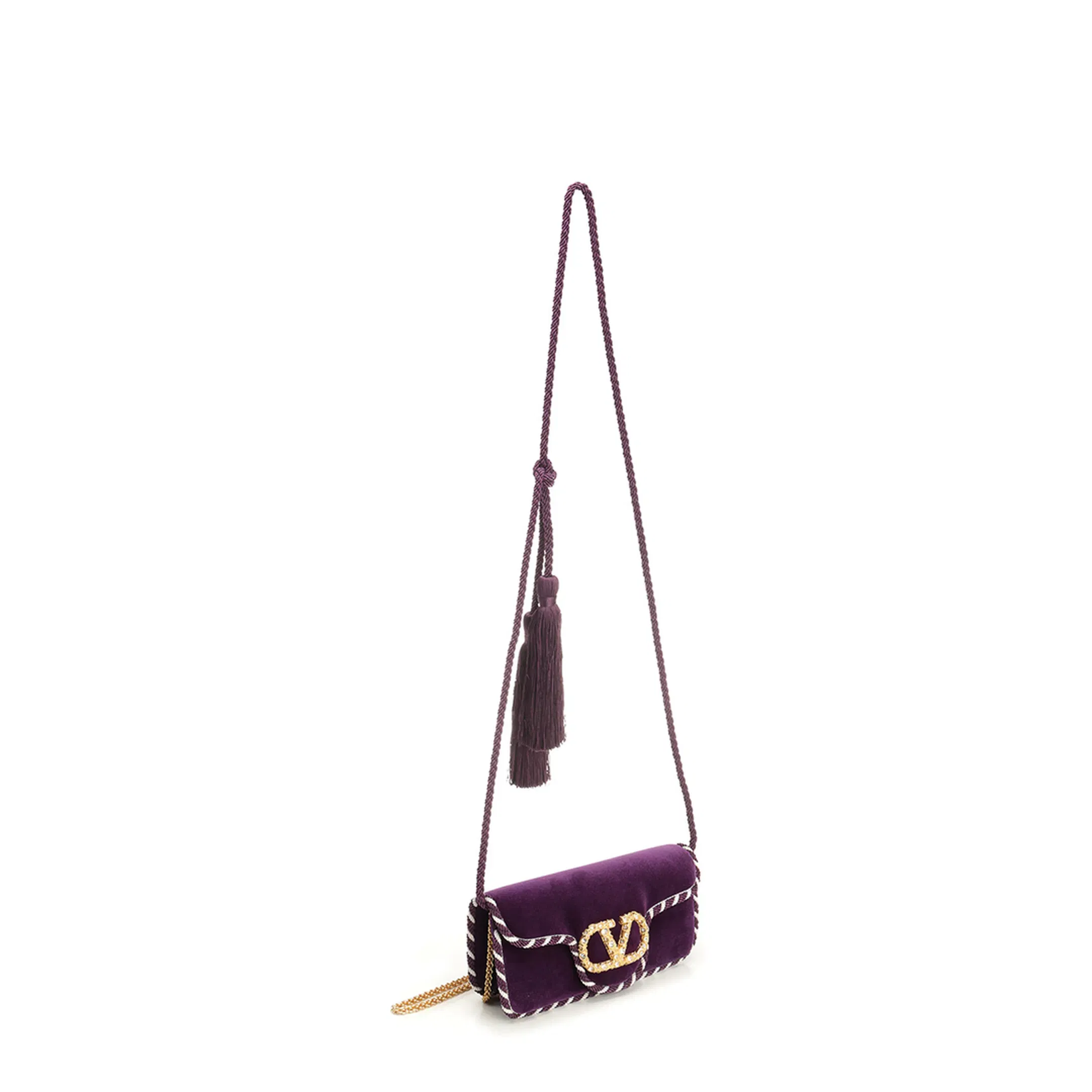 Purple Velvet Clutch