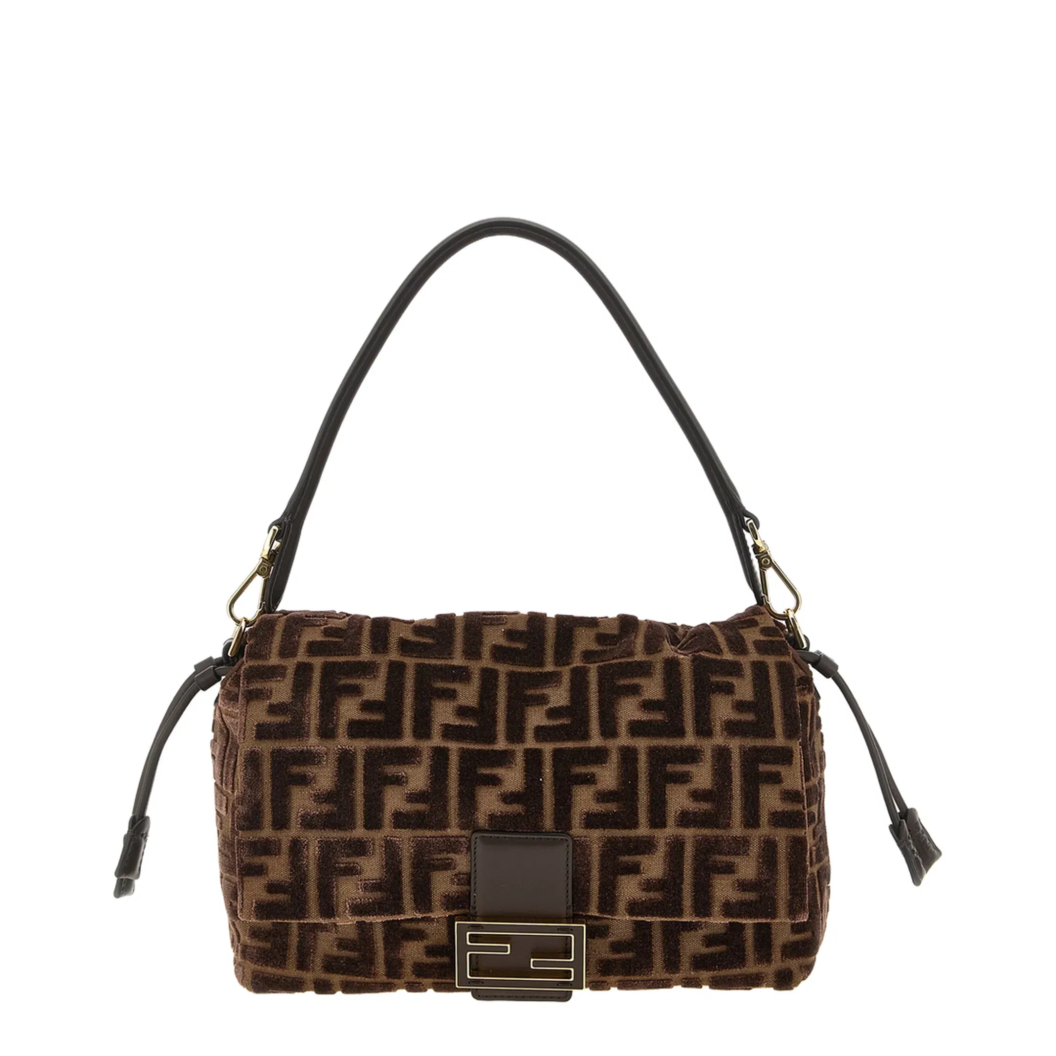 Mamma Baguette Medium Fabric Brown