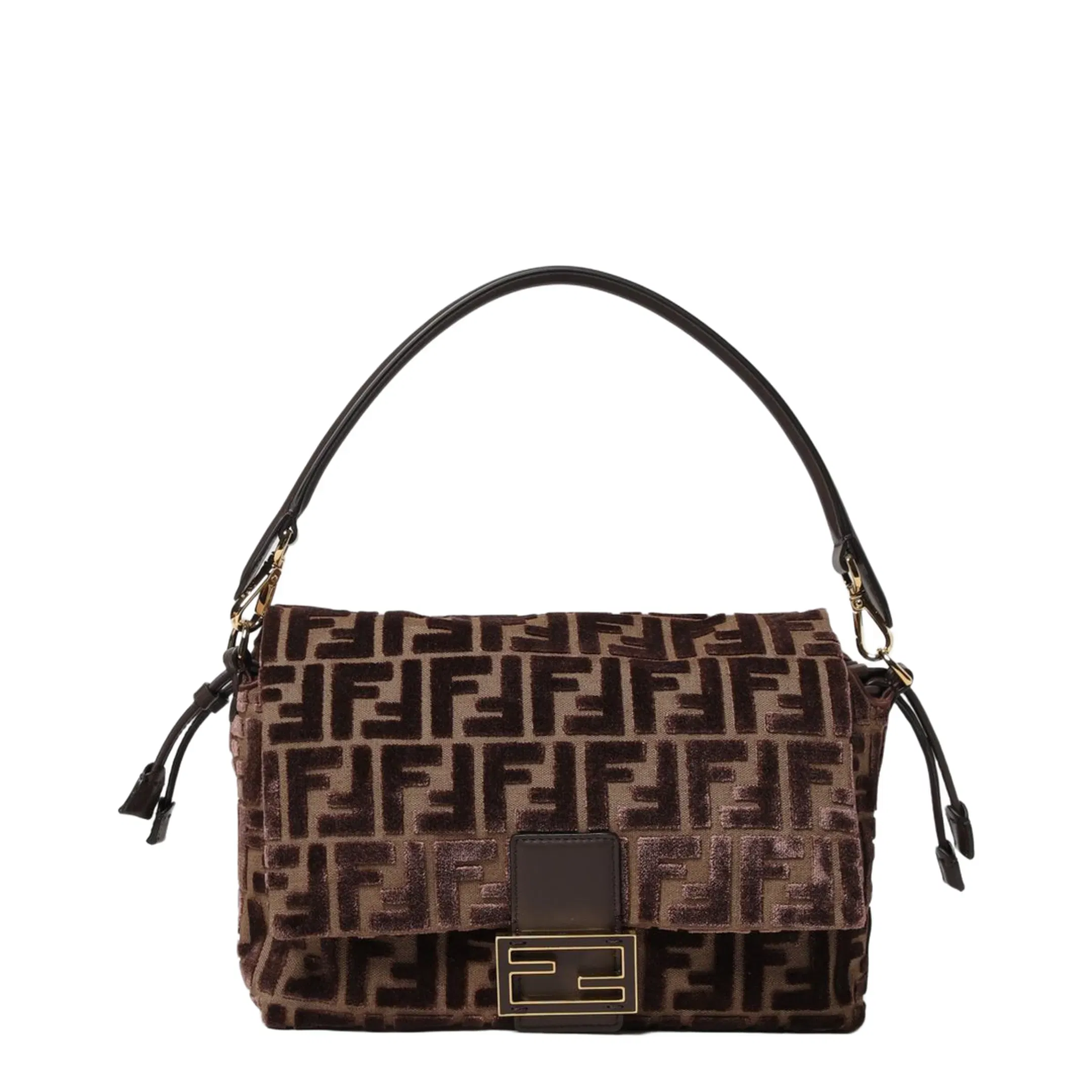 Mamma Baguette Medium Fabric Brown