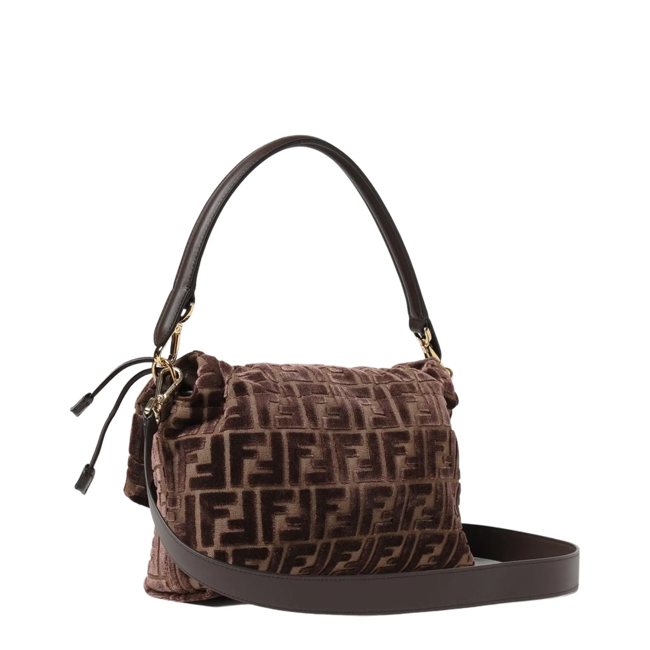Mamma Baguette Medium Fabric Brown