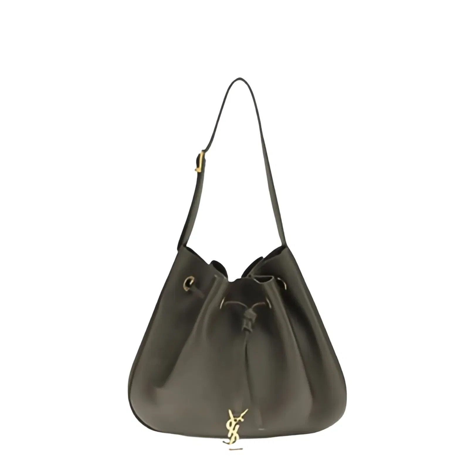 Paris VII Small Leather Shoulder Bags - Dark Green