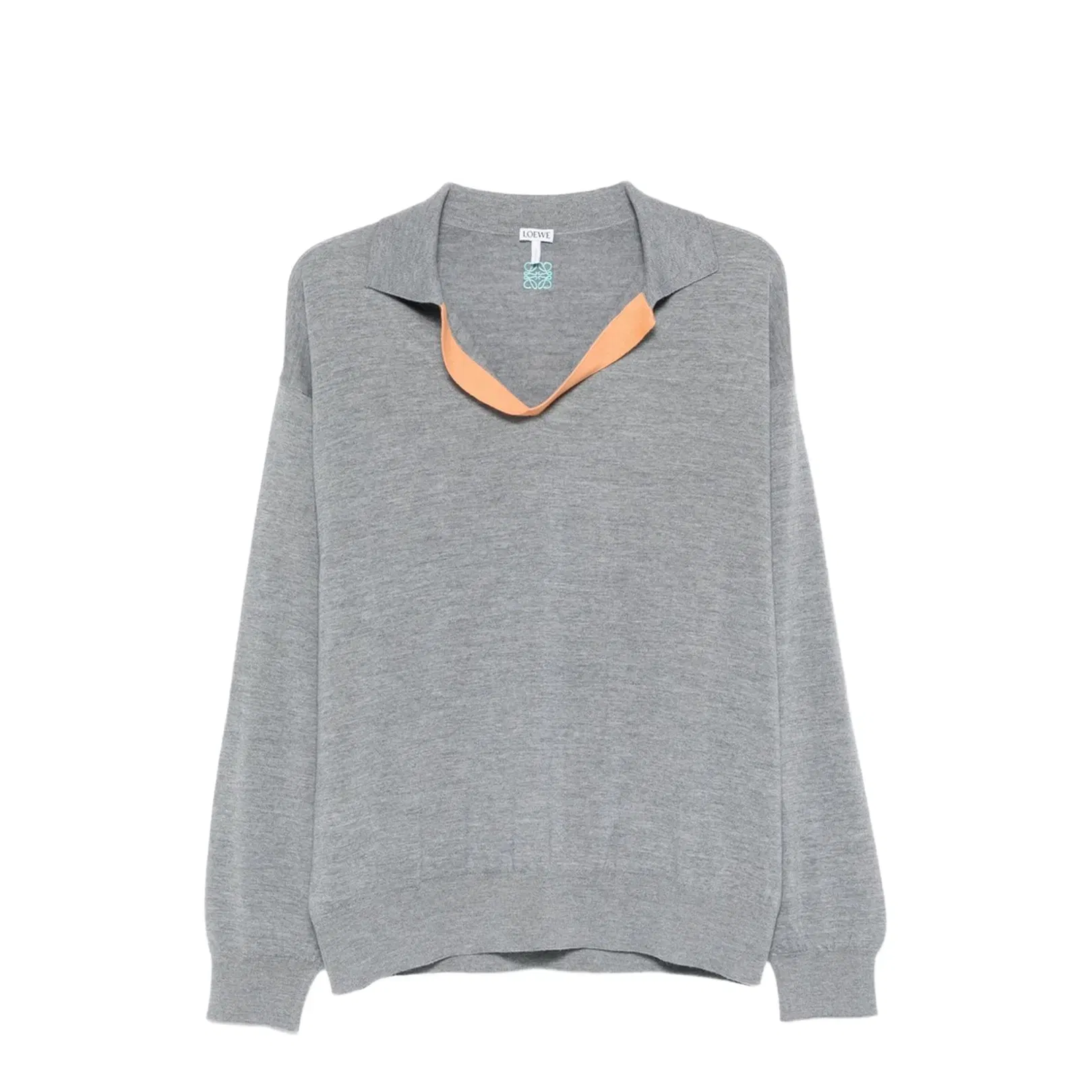 Hoodie in Wool Grey