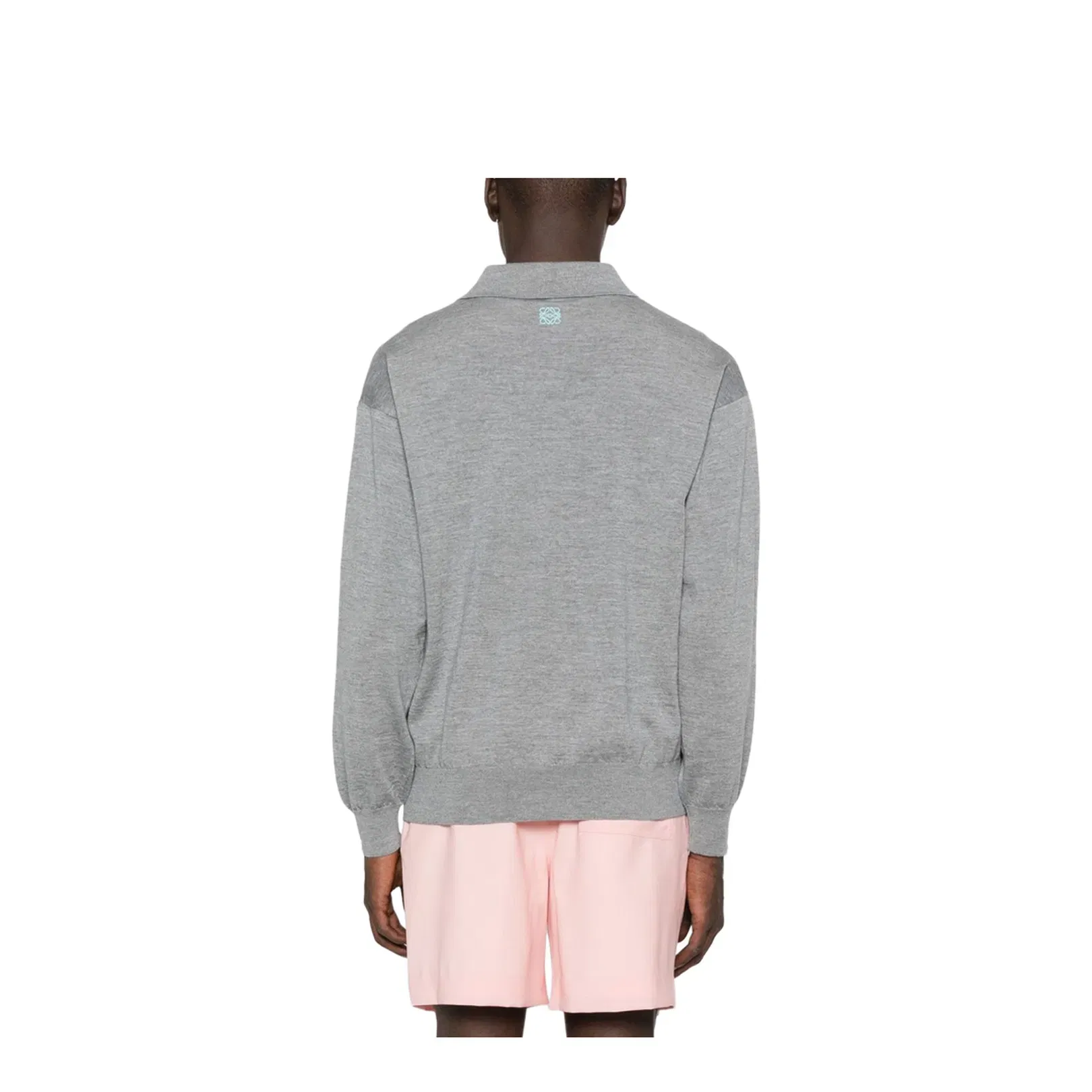 Hoodie in Wool Grey