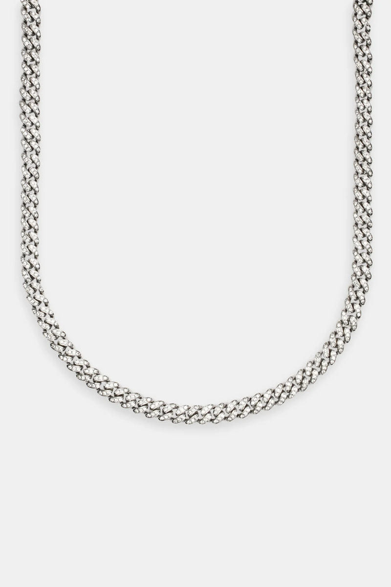 MICRO PRONG HAVANA CHAIN SILVER 6MM