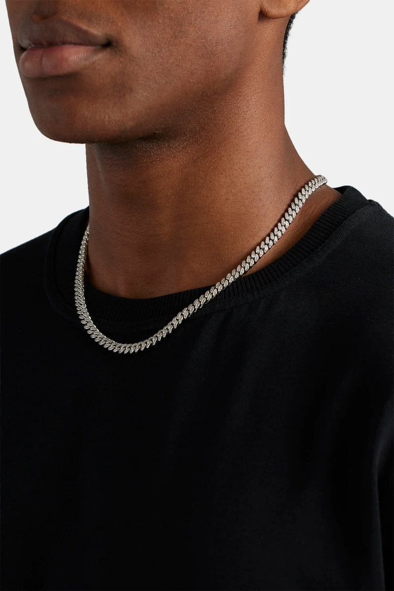 MICRO PRONG HAVANA CHAIN SILVER 6MM