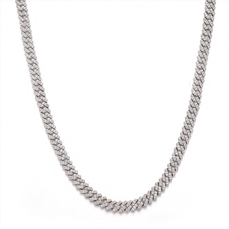 MICRO PRONG HAVANA CHAIN SILVER 6MM