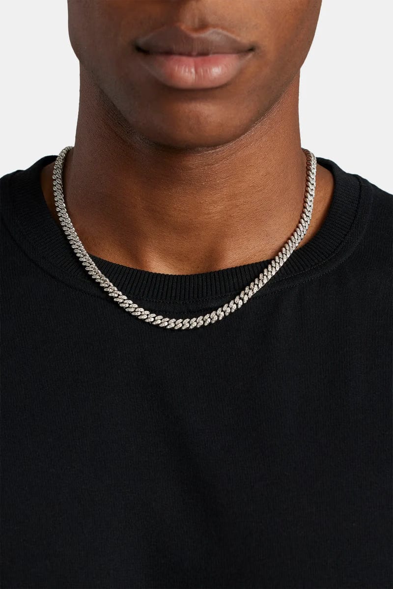 MICRO PRONG HAVANA CHAIN SILVER 6MM