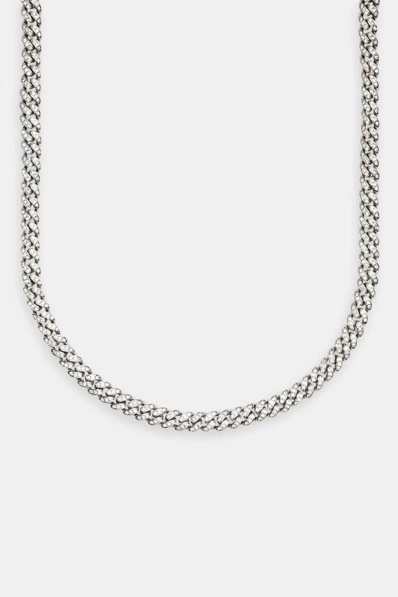 MICRO PRONG HAVANA CHAIN SILVER 6MM