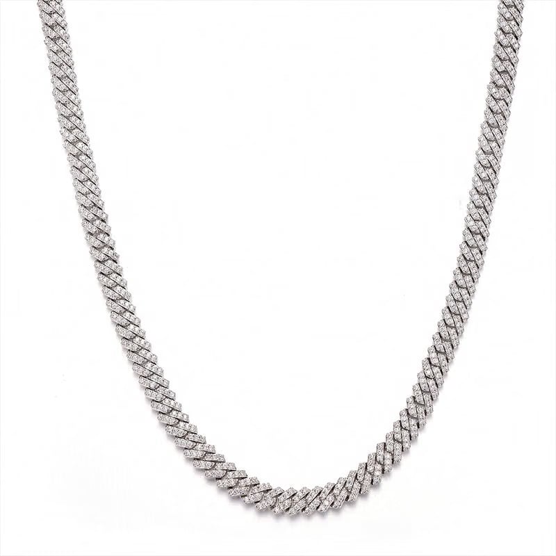 MICRO PRONG HAVANA CHAIN SILVER 6MM