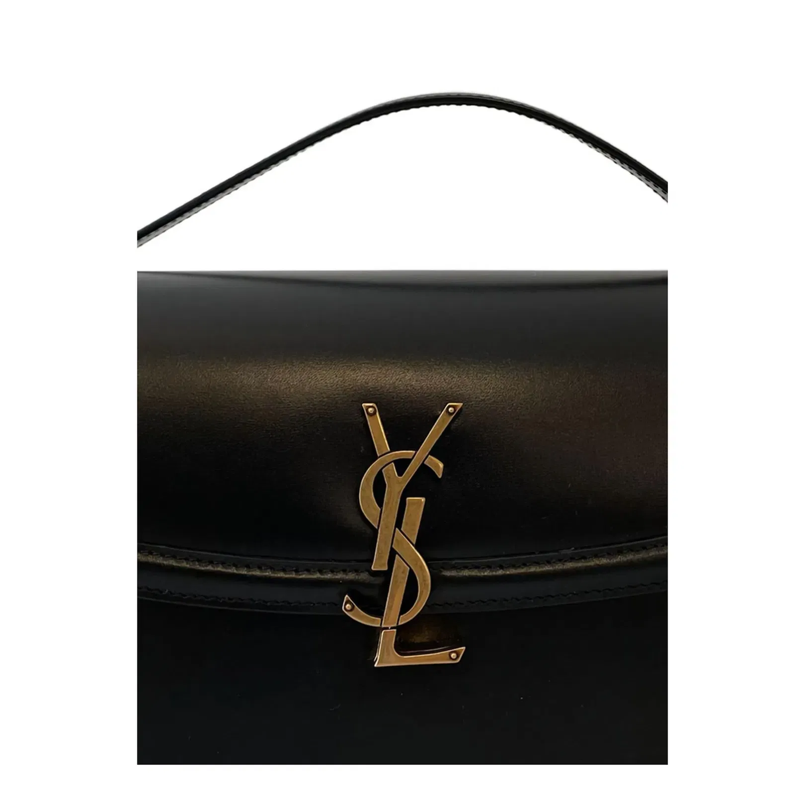 Solferino Mini Leather Shoulder Bags - Black