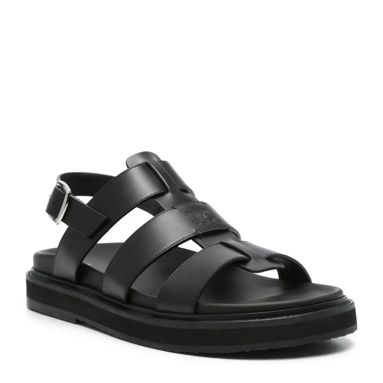 Cage Leather Sandals