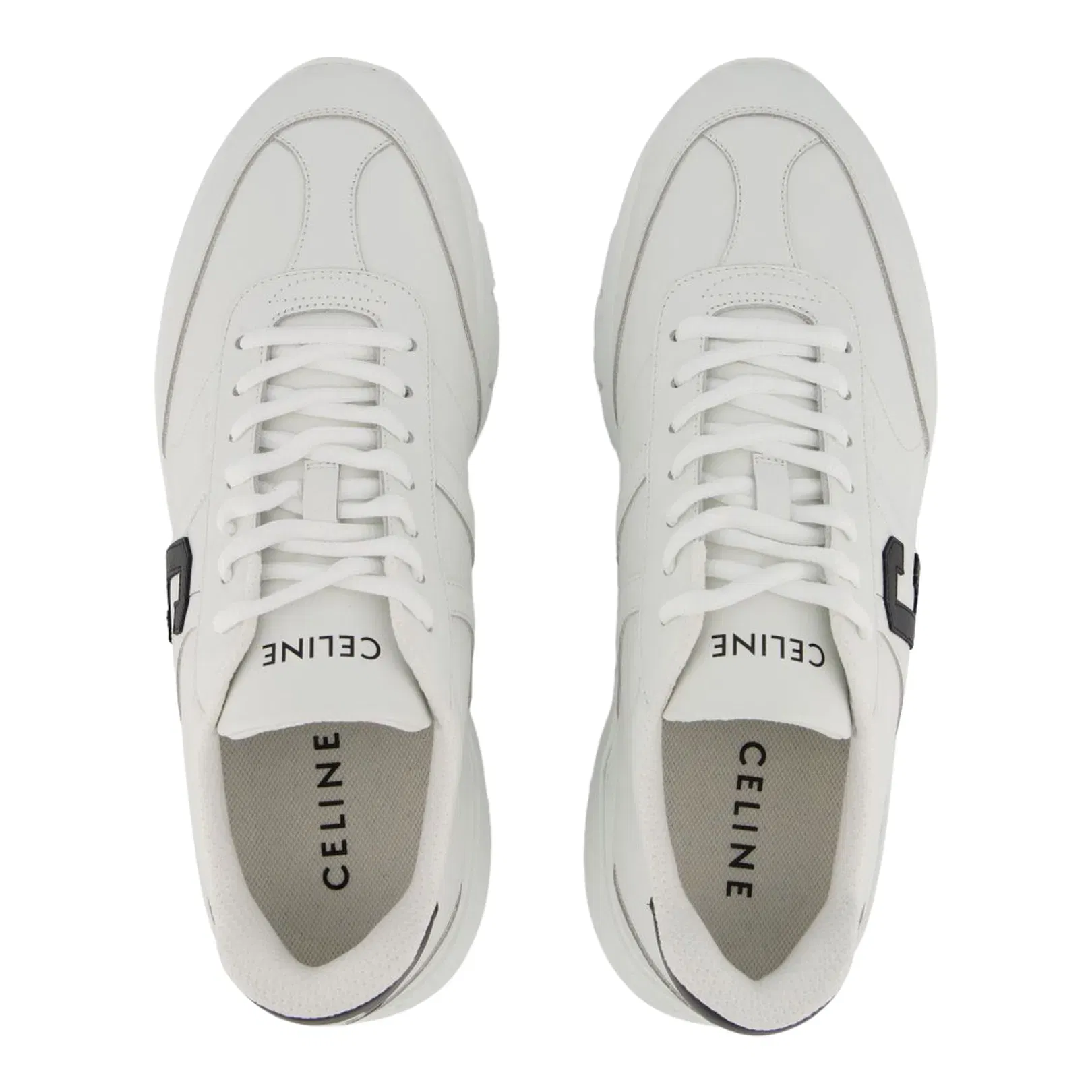 Runner CR-02 Low Lace-Up Sneaker in Calfskin