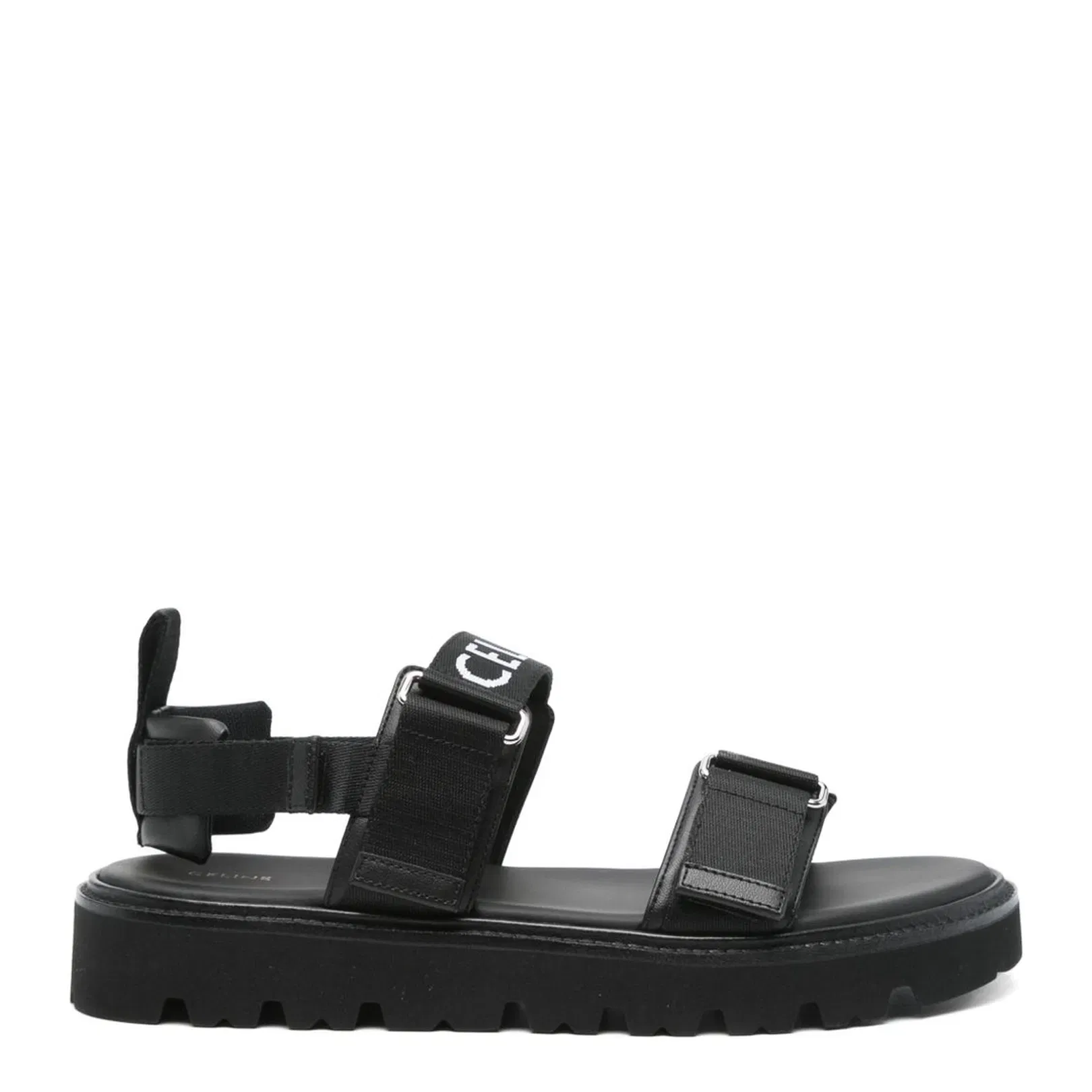 Buckle-Strap Fastening Pull-Tab Heel Shoes