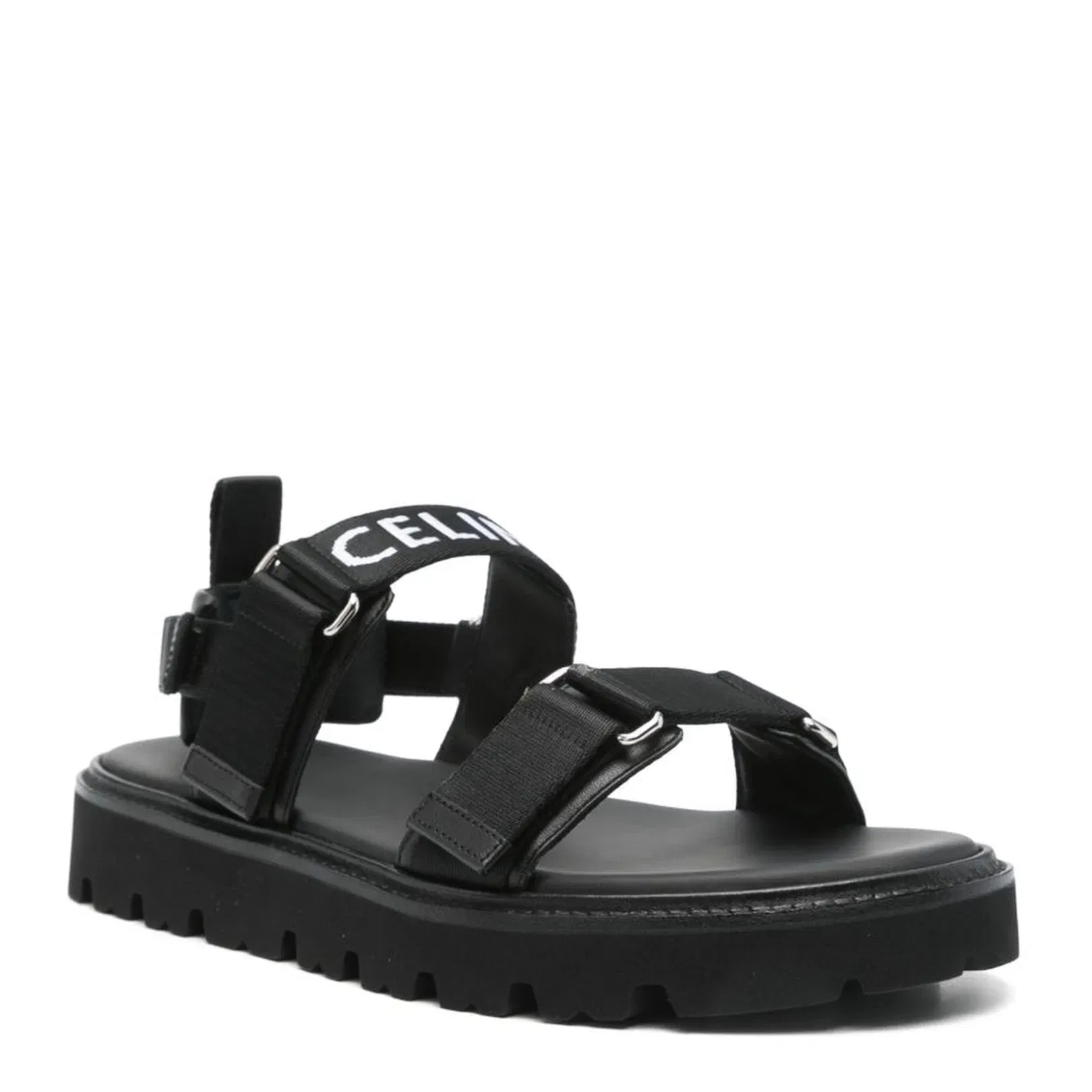 Buckle-Strap Fastening Pull-Tab Heel Shoes