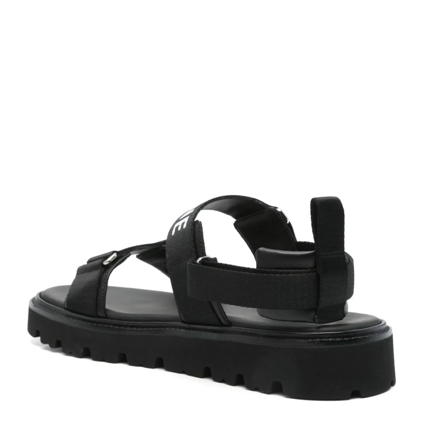 Buckle-Strap Fastening Pull-Tab Heel Shoes