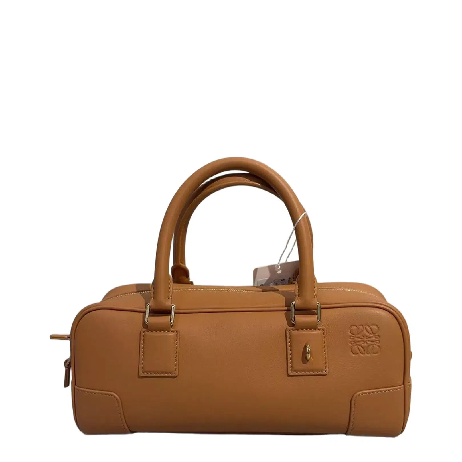 Amazona 23 Cropped Leather Shoulder Bag - Warm Desert