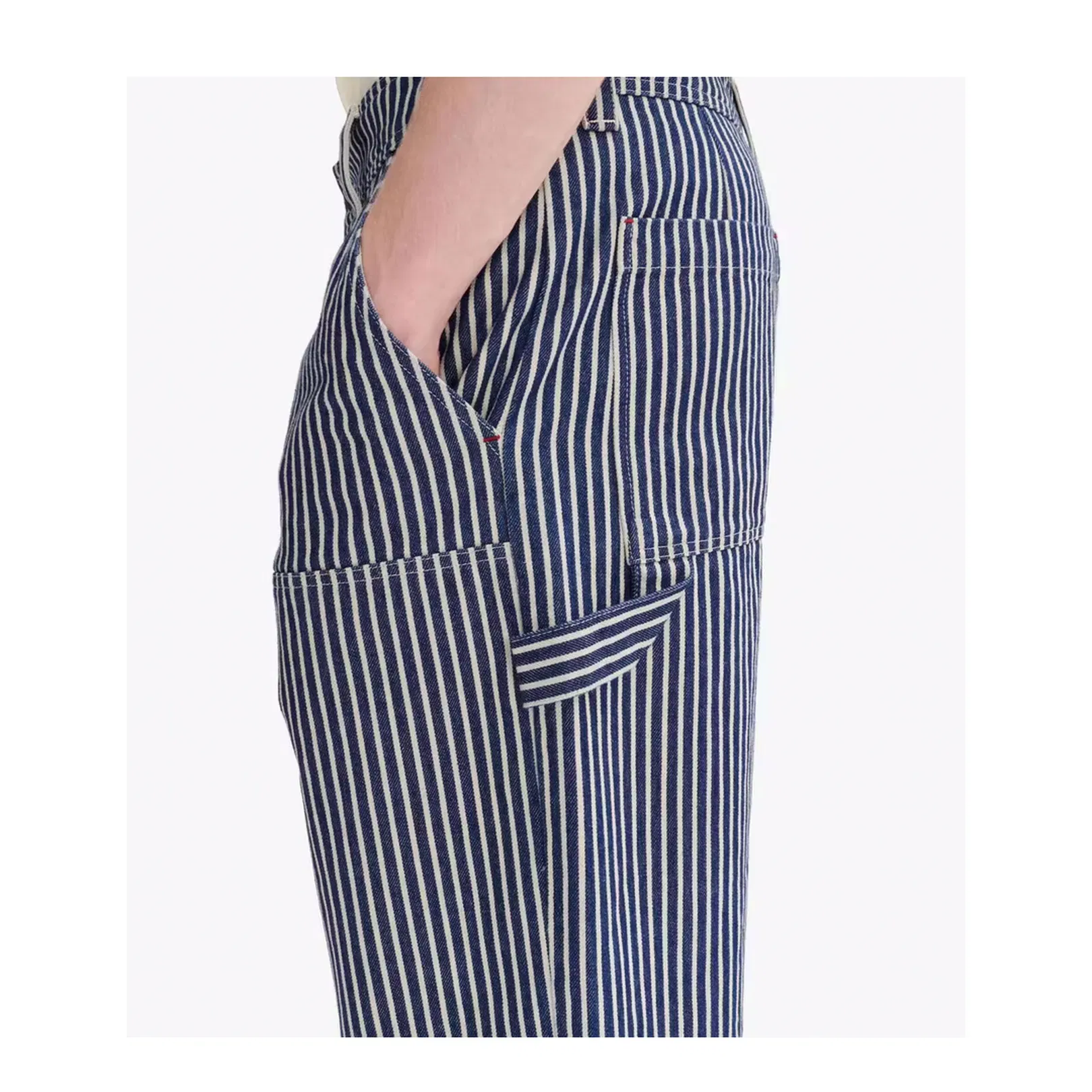 Trousers Blue White