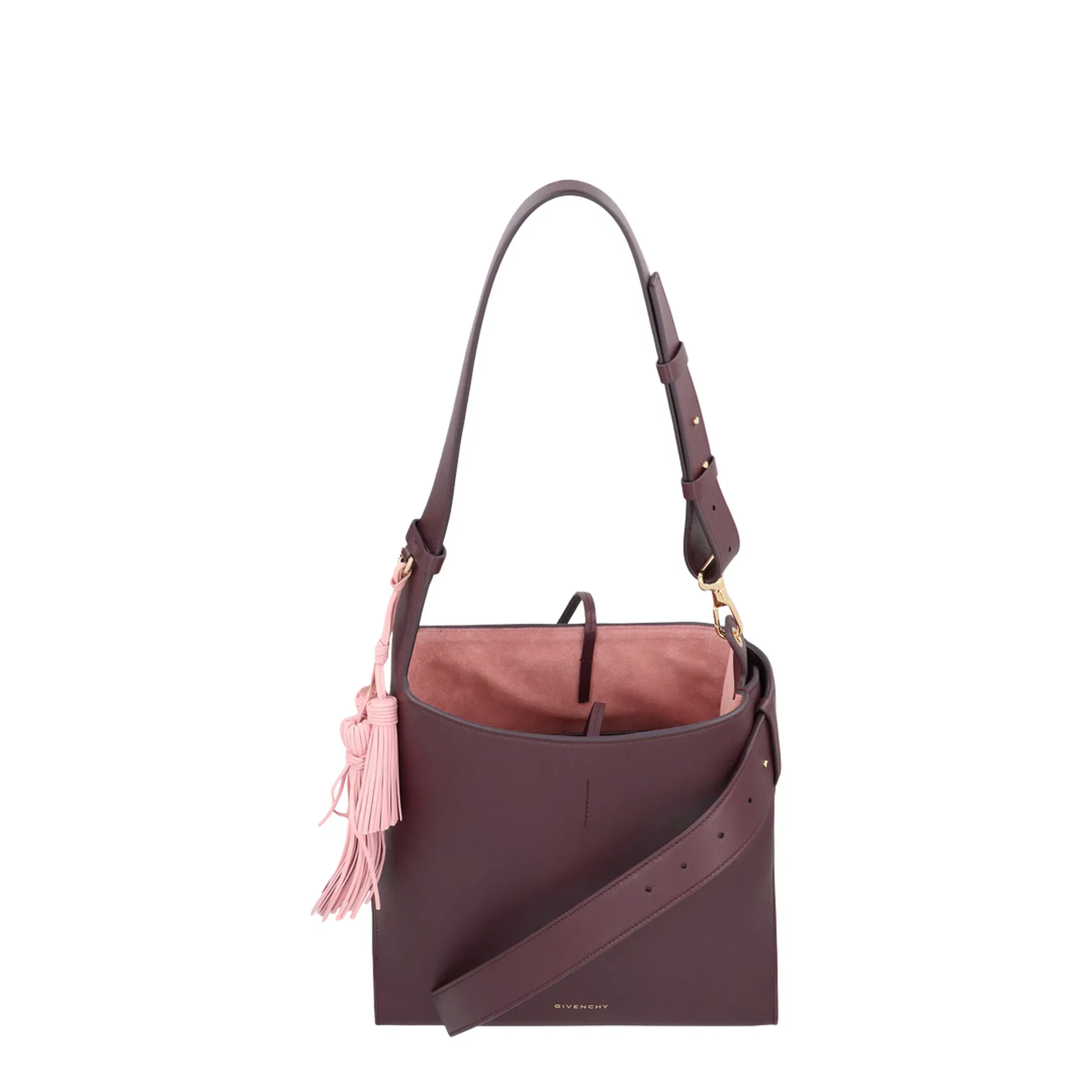 Medium Day Hobo Bag in Burgundy