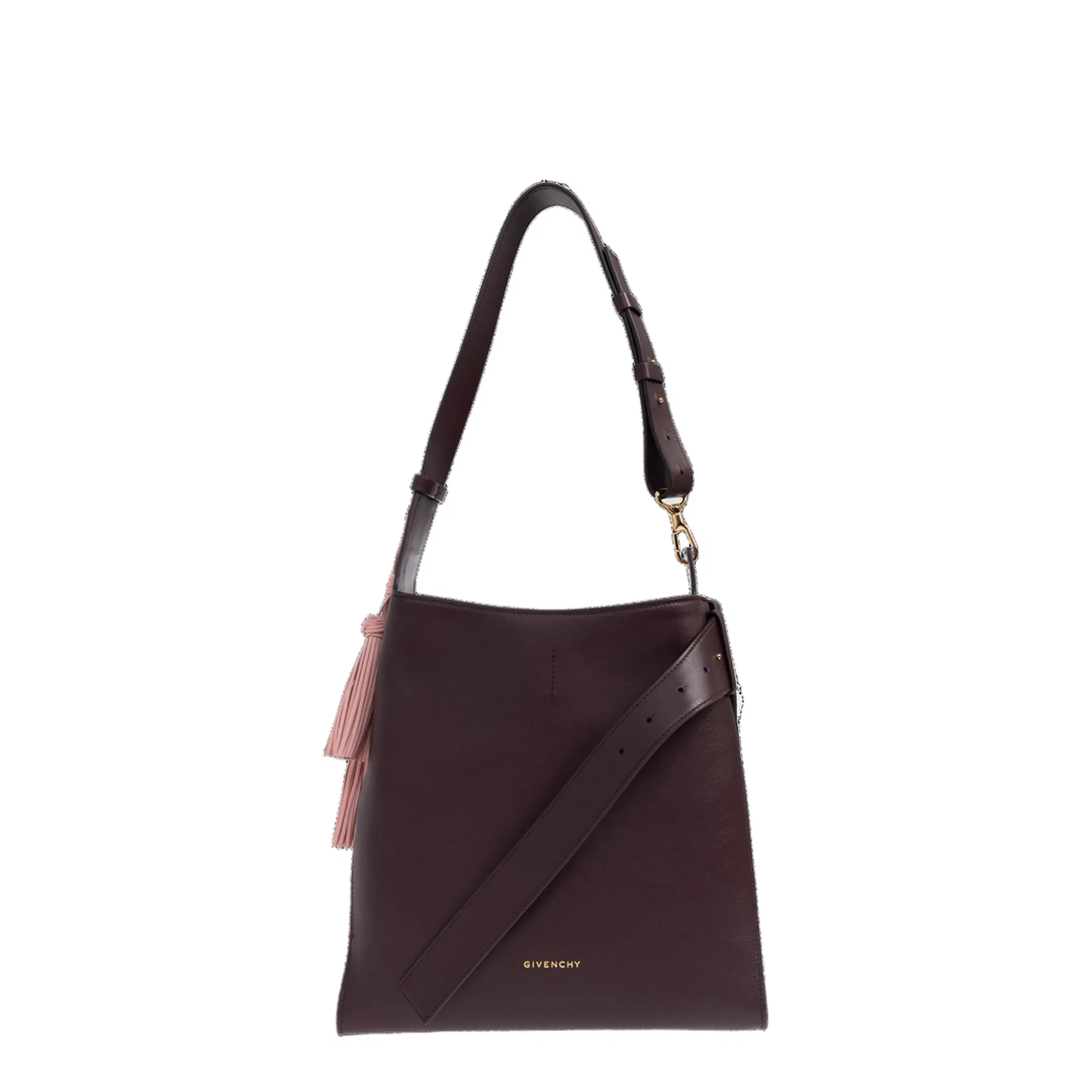 Medium Day Hobo Bag in Burgundy