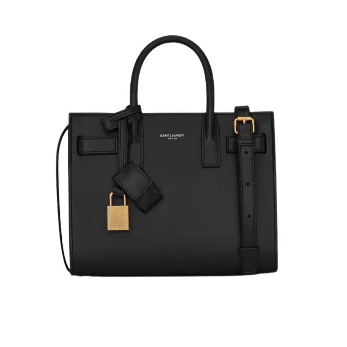 Sac de Jour in Smooth Leather Nano Black