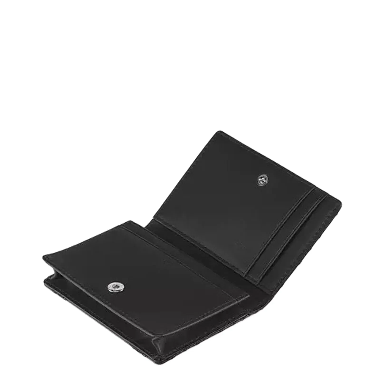 Travia Quilted Card Wallet in Crushed Leather