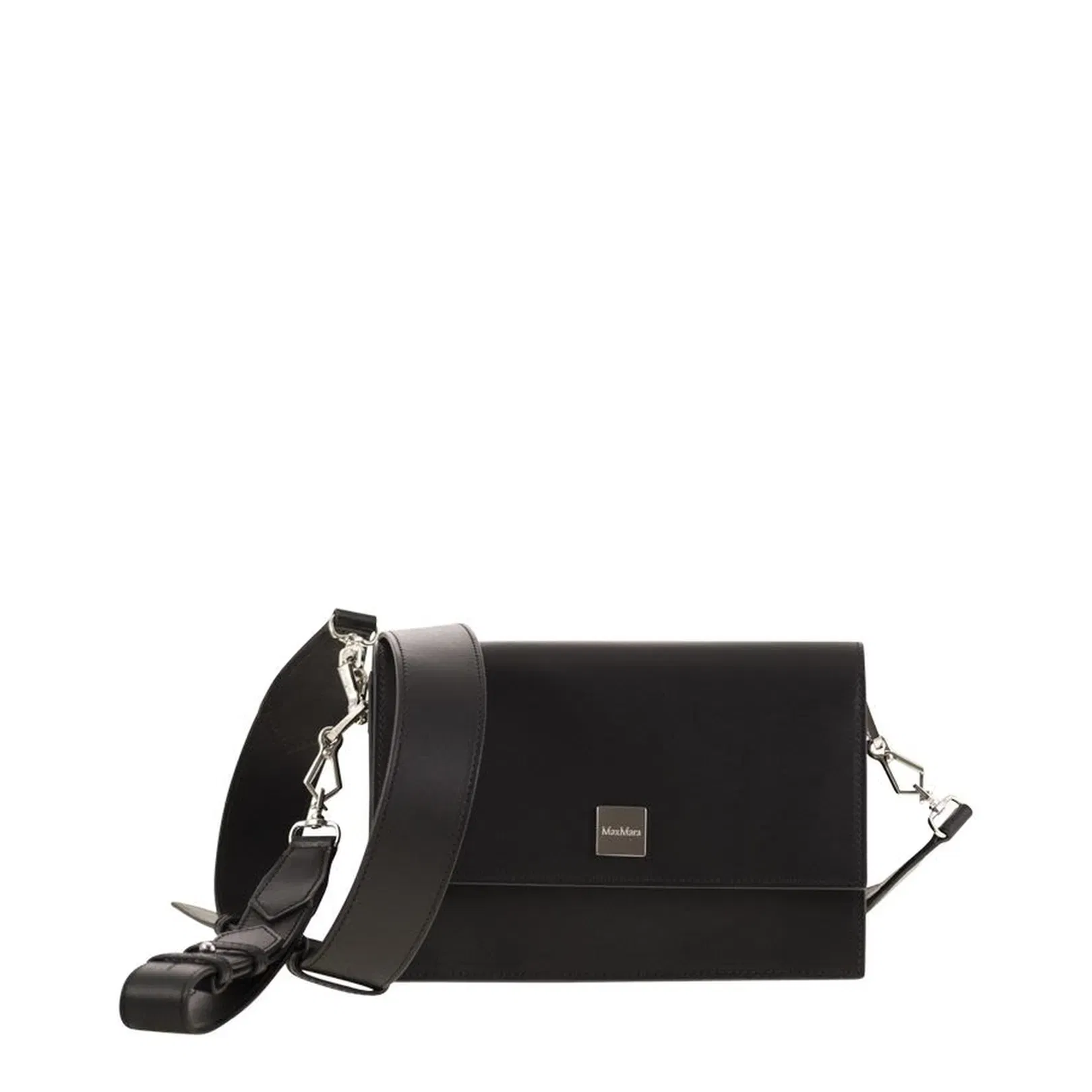 Biancaroughs Small Leather Crossbody Bag Black